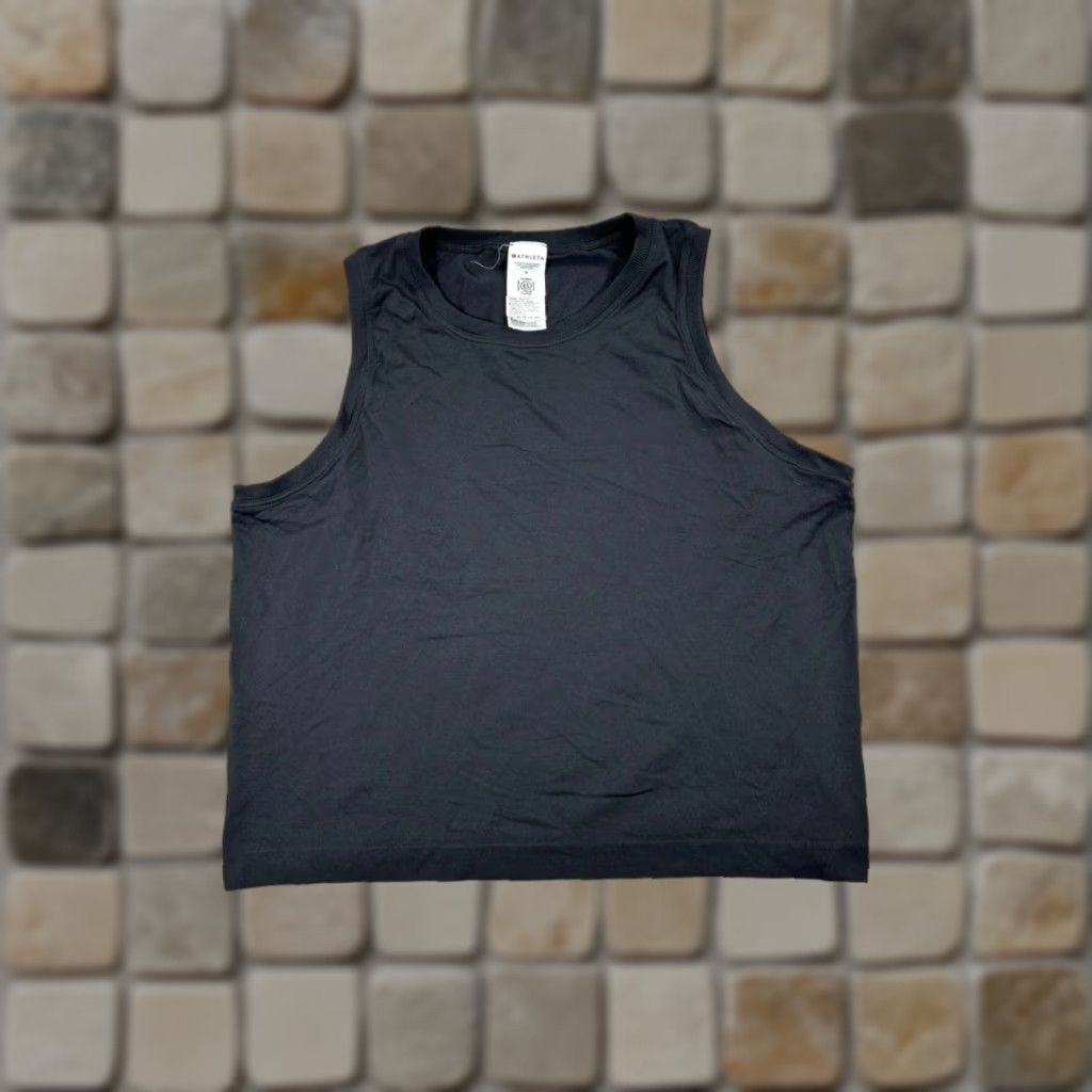 Athleta Athleta Shirt Womens Medium Black Running Tank Top Size M / US 6-8 / IT 42-44 - 1 Thumbnail