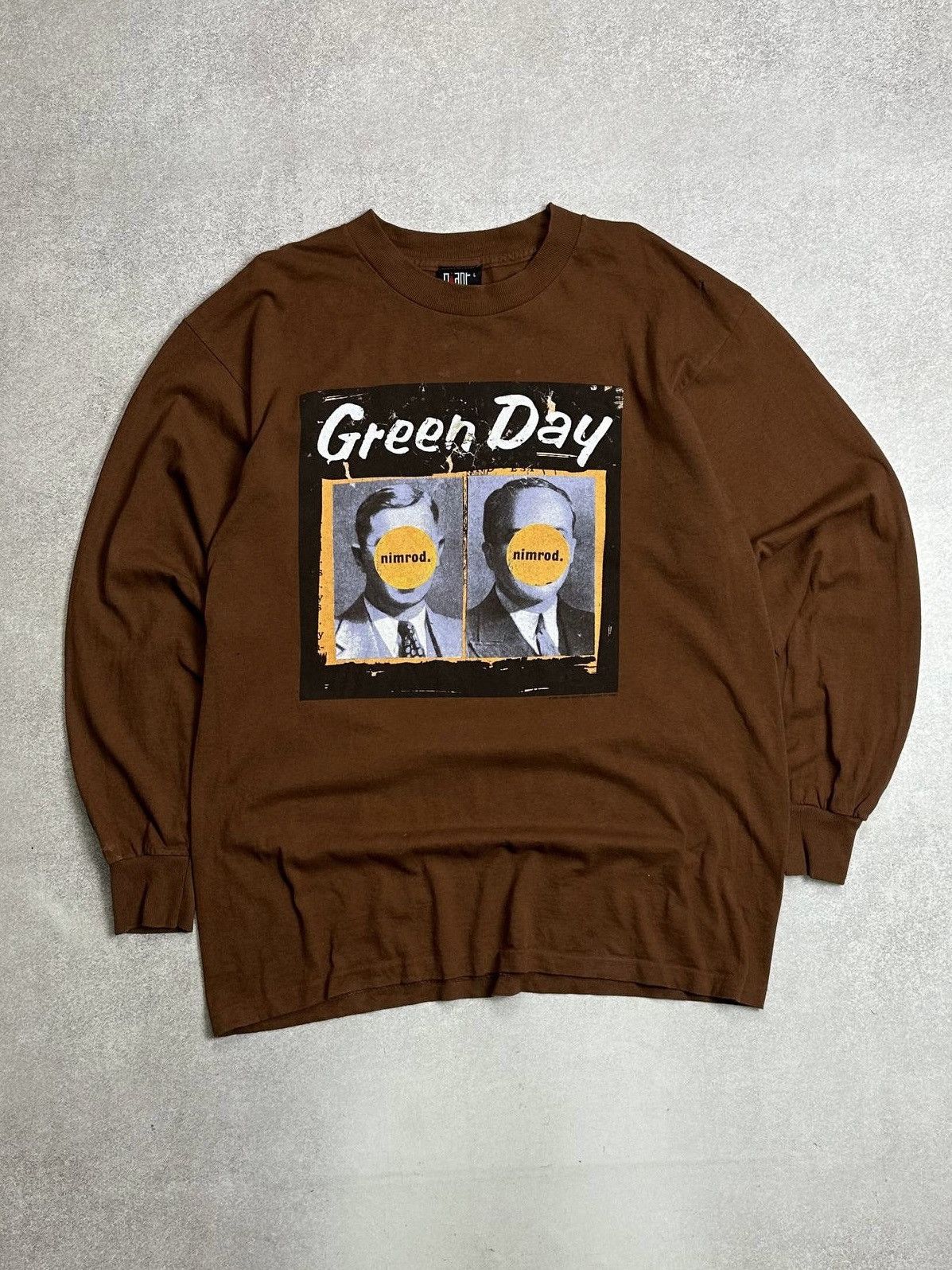 Giant 1998 Giant Green Day - Nimrod Brown Longsleeve T-shirt L Size US L / EU 52-54 / 3 - 1 Thumbnail