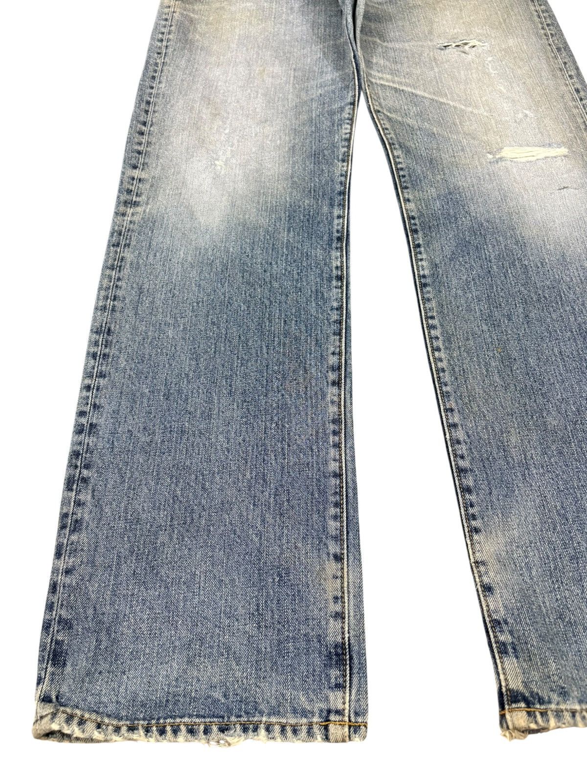 Uniqlo Vintage Japanese Uniqlo Mud Wash Distressed Baggy Jeans Size US 35 - 6 Thumbnail