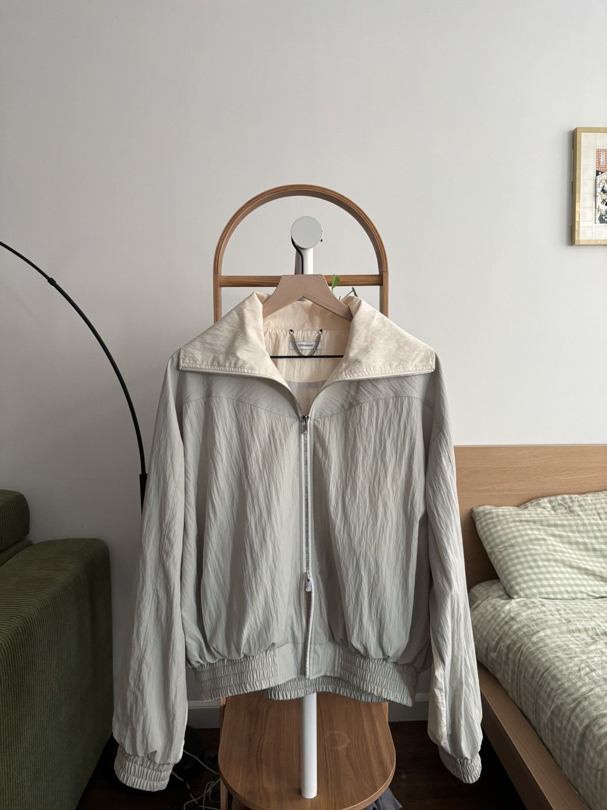 CMMAWEAR cmmawear limestone funnel-neck track jacket Size US M / EU 48-50 / 2 - 1 Thumbnail
