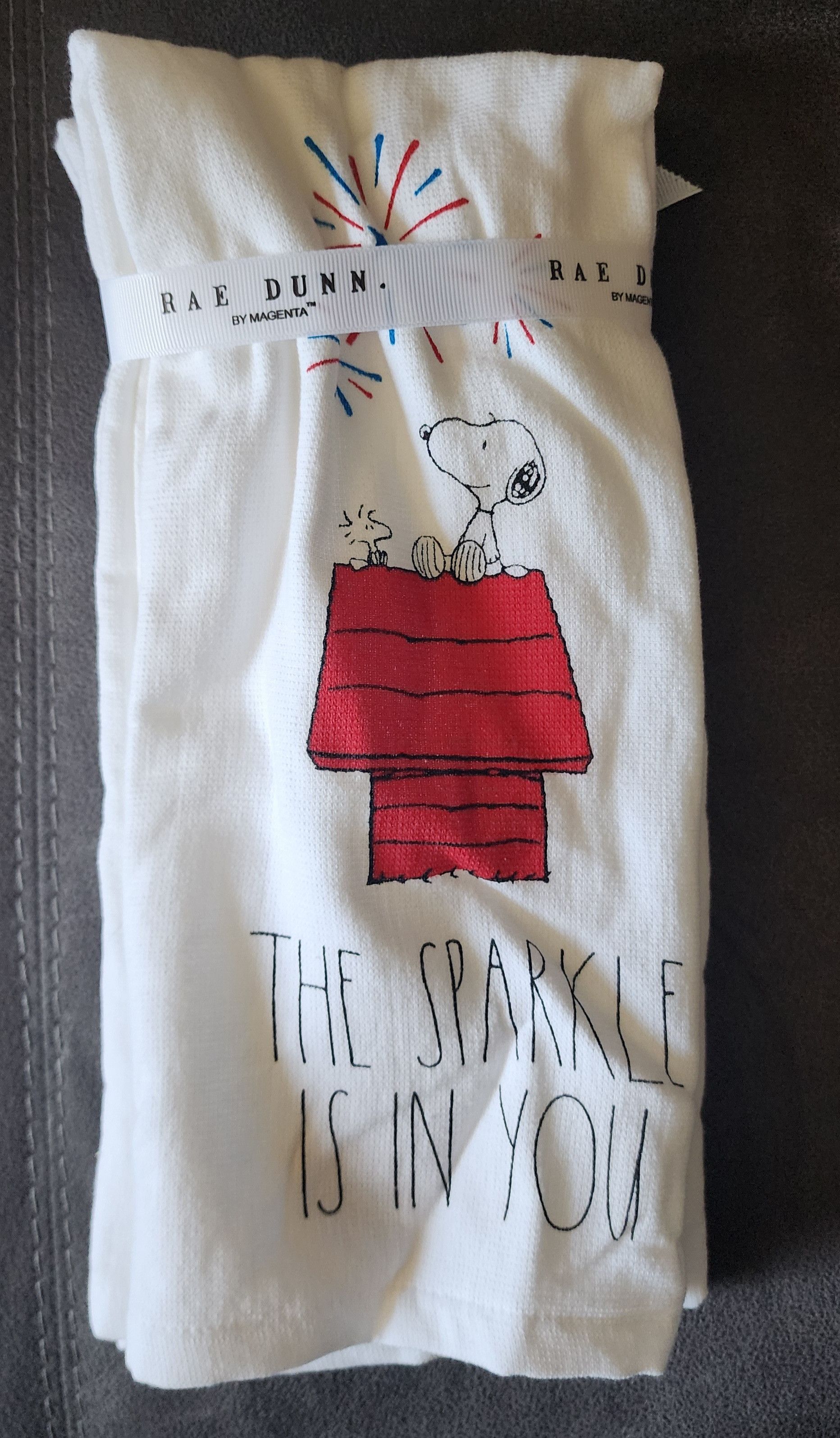 Other NWT Rae Dun Peanuts Snoopy Woodstock 2 Towels July 4th Size ONE SIZE - 2 Thumbnail