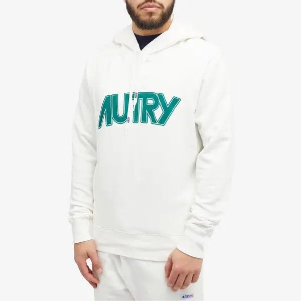 AUTRY o1y0526 Logo Hoodie in White Size US XL / EU 56 / 4 - 2 Thumbnail