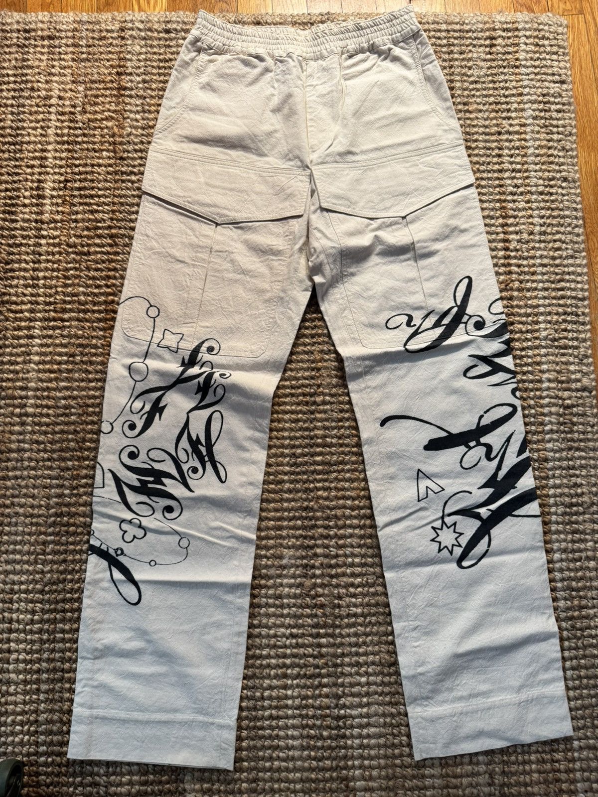 Stefan Cooke Stefan cooke AW20 printed Cargo pants Size US 30 / EU 46 - 1 Thumbnail