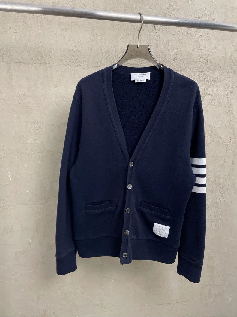 Thom Browne Thom Browne A Tibetan blue cardigan Size US M / EU 48-50 / 2 - 1 Thumbnail