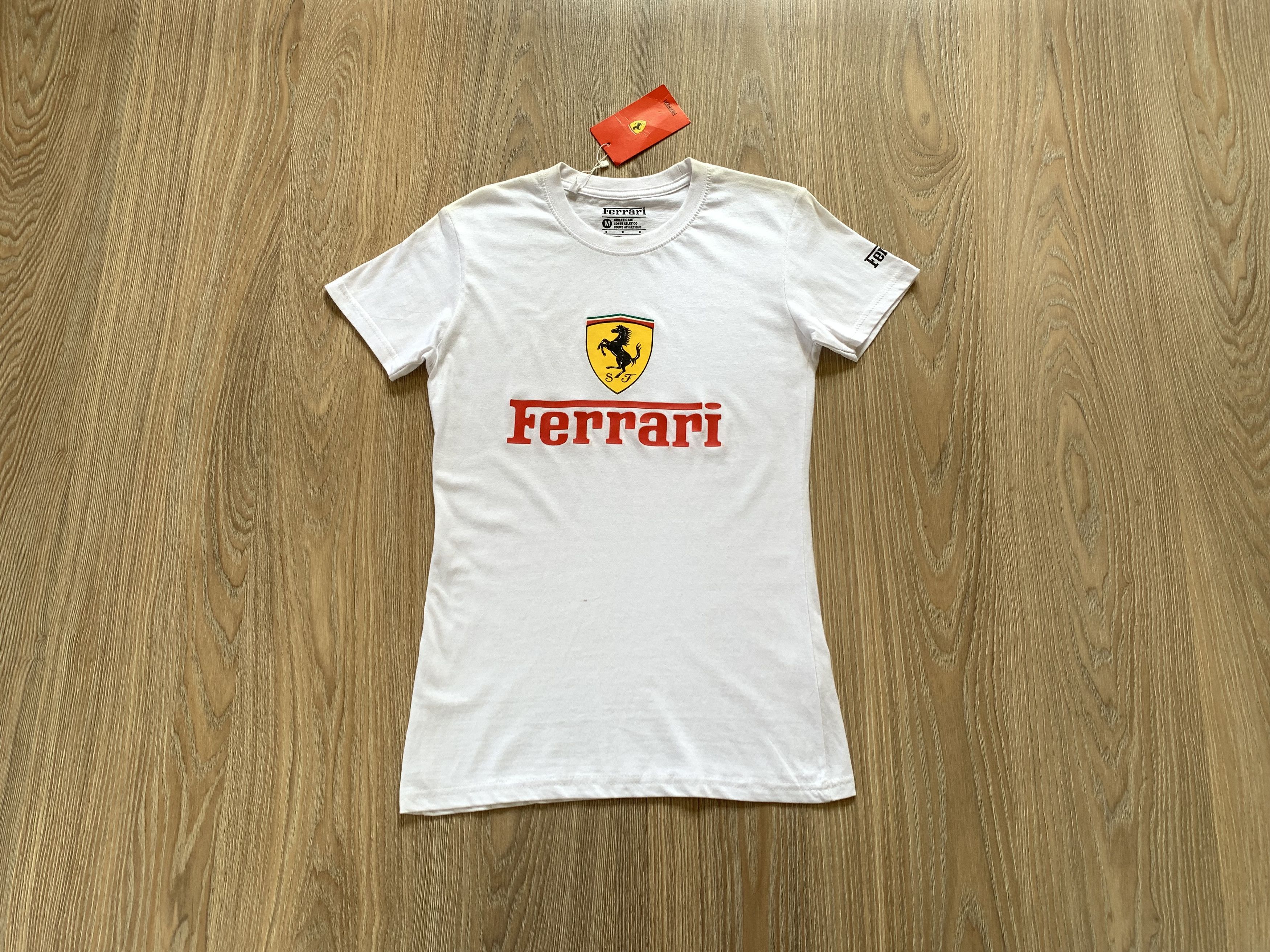 Ferrari × Vintage Women's Ferrari Printed T Shirt Size M / US 6-8 / IT 42-44 - 1 Thumbnail