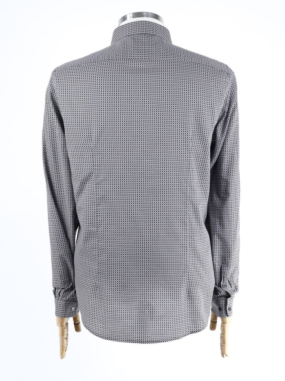 IKKS IKKS Cotton shirt with geometric print Size US L / EU 52-54 / 3 - 4 Thumbnail