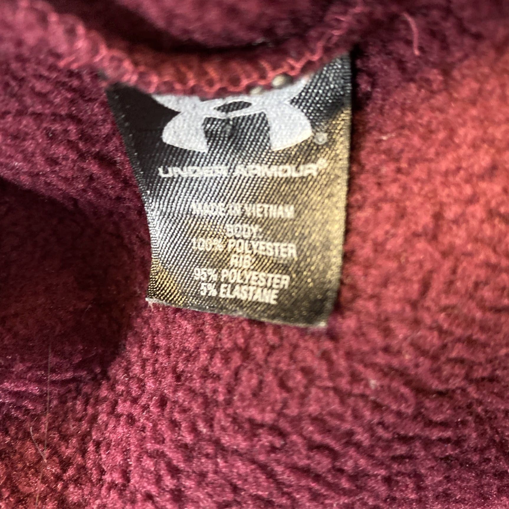 Under Armour VINTAGE Under Armour Hoodie Men's XXL Pullover Fleece Maroon 52-22 Sweatshirt Sportswear Size US XXL / EU 58 / 5 - 6 Thumbnail