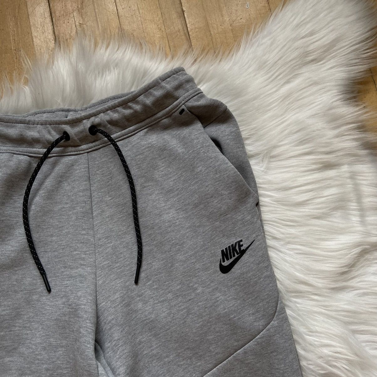 Nike 📌 Nike Tech Fleece Gray Pants Sweatpants Size US 28 / EU 44 - 3 Thumbnail