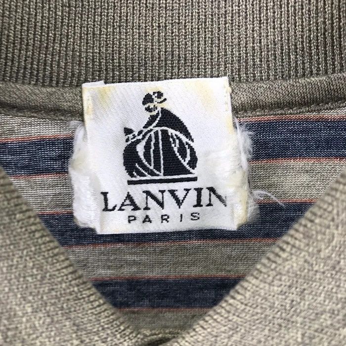 Lanvin × Vintage (SY0293) RARE VTG LANVIN ITALY PARIS STRIPED TEE Size US M / EU 48-50 / 2 - 7 Thumbnail