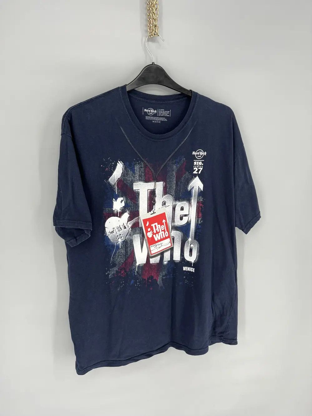 Band Tees The Who T-shirt band tee vintage rock tee size XLarge blue Size US XL / EU 56 / 4 - 2 Thumbnail