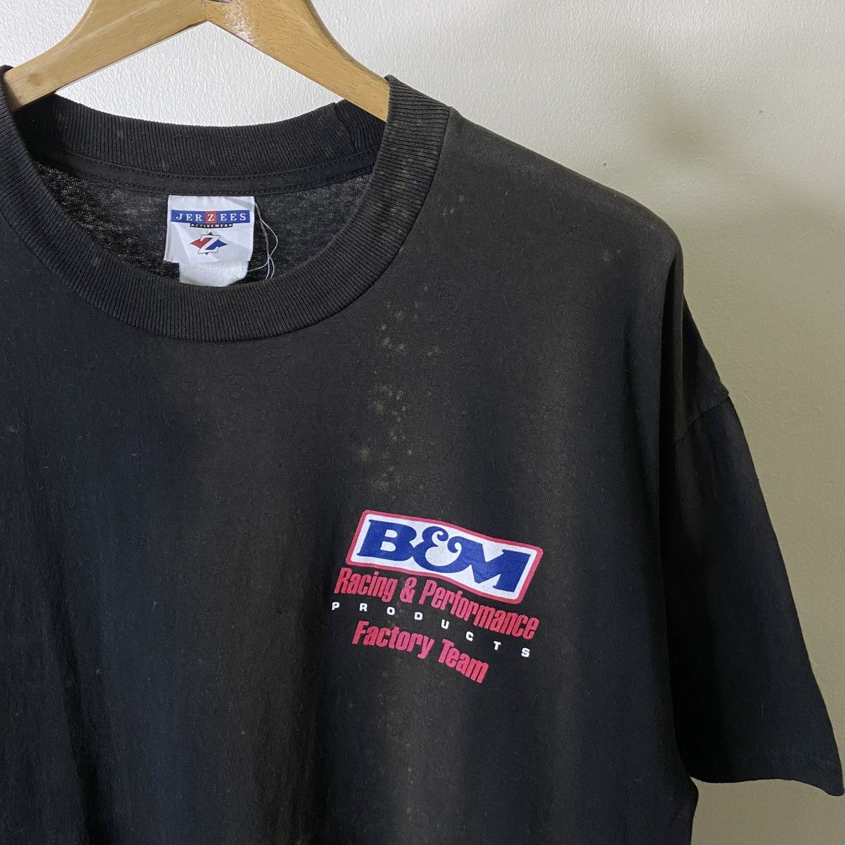 Vintage Vintage 1990s B&M Racing & Performance Factory Team T shirt Size US XL / EU 56 / 4 - 7 Thumbnail