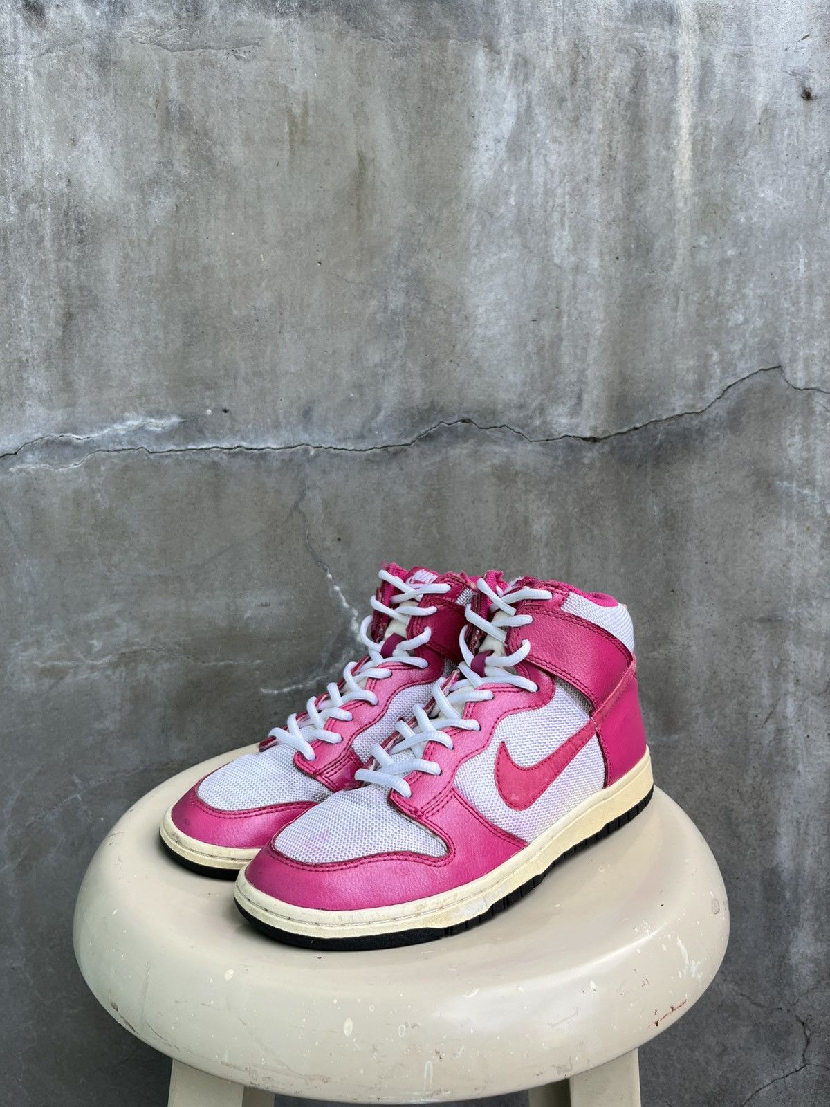 Nike 2014 SB Dunk Hi Skinny Fireberry Size US 6 / IT 36 - 3 Thumbnail