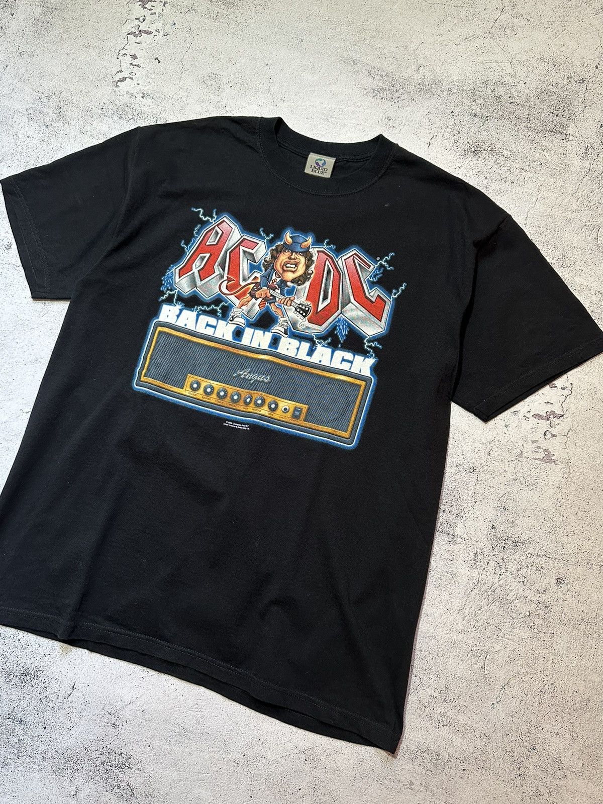 Band Tees × Liquid Blue AC/DC back in black 2006 vintage liquid blue t shirt Size US XL / EU 56 / 4 - 3 Thumbnail