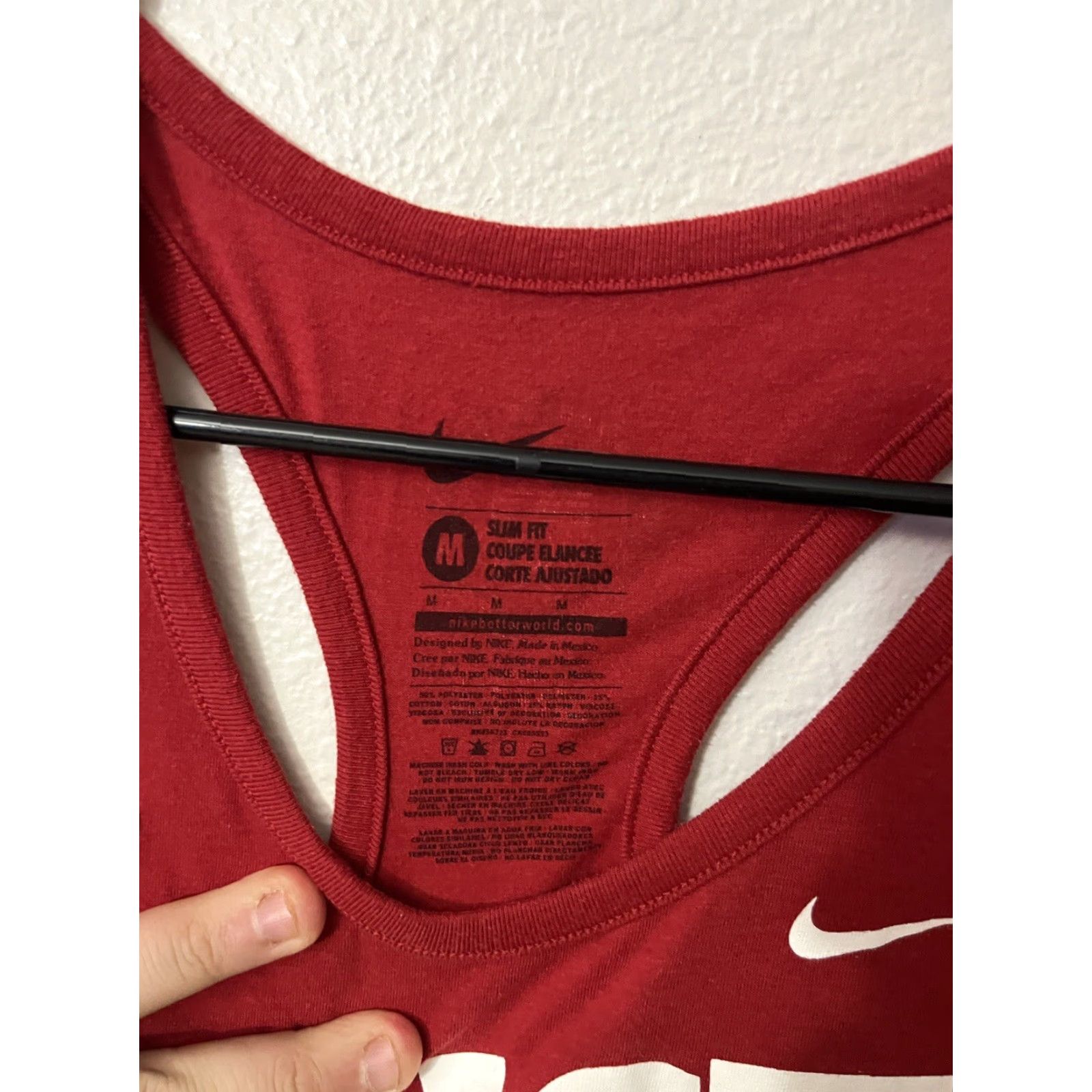 Nike VINTAGE Nike T-Shirt Women's Medium Red Sleeveless Activewear 2012 USA Olympic Team Racerback Size M / US 6-8 / IT 42-44 - 3 Thumbnail