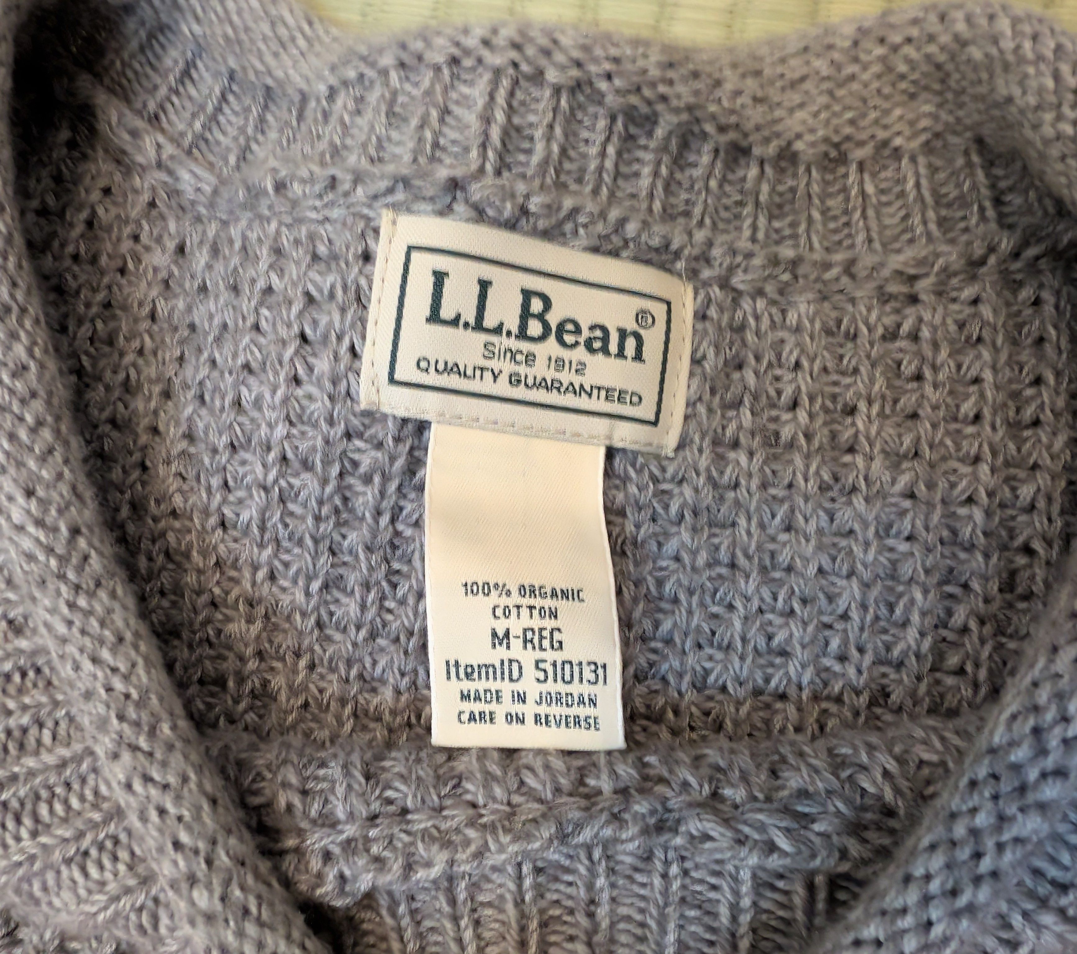 L.L. Bean L.L. Bean Ombre Colorblock Rollneck Knit 100% Cotton Sweater Size US M / EU 48-50 / 2 - 3 Thumbnail