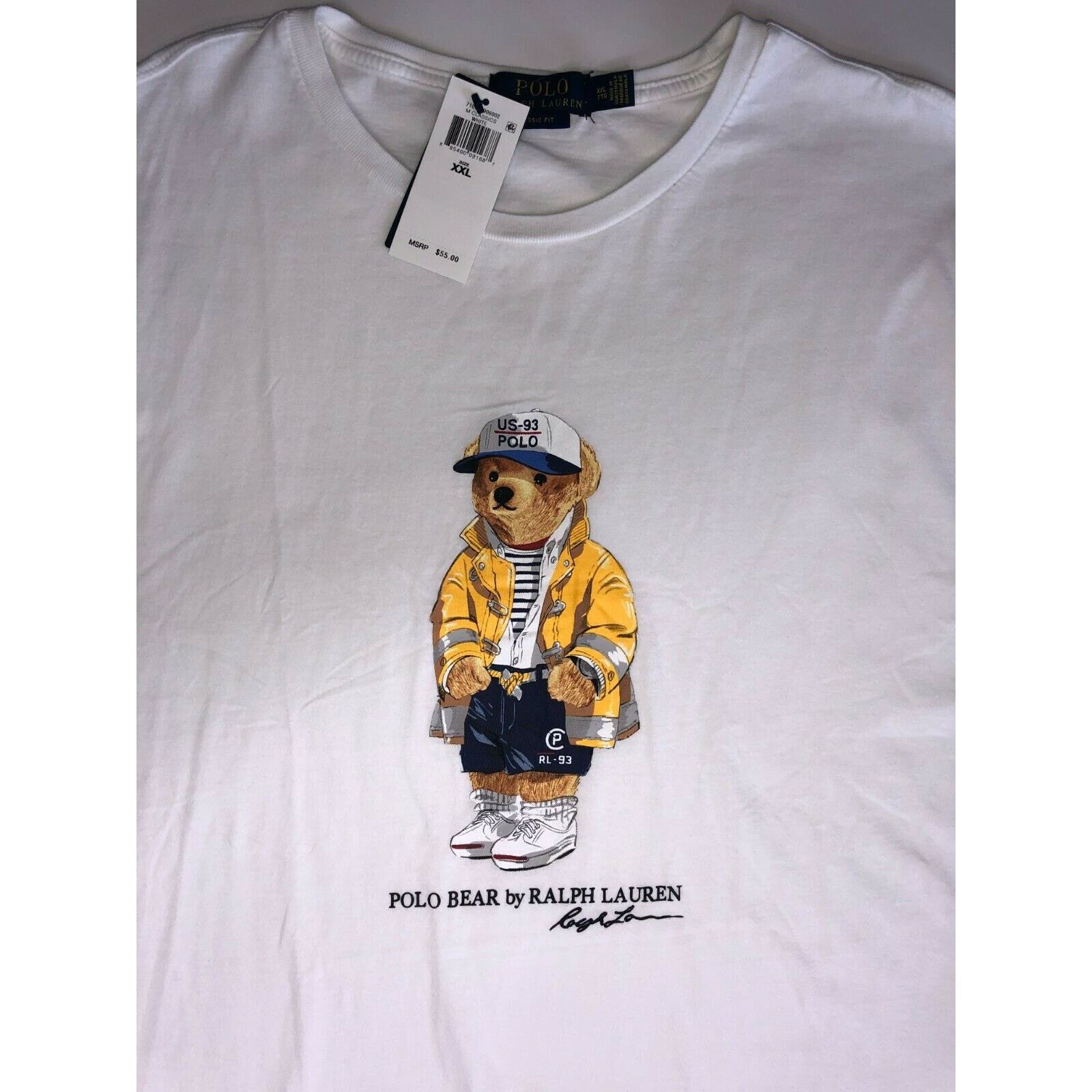Polo Ralph Lauren Polo Ralph Lauren CP93 Nautical Rain Coat Bear Shirt Men XXL Size US XXL / EU 58 / 5 - 7 Thumbnail