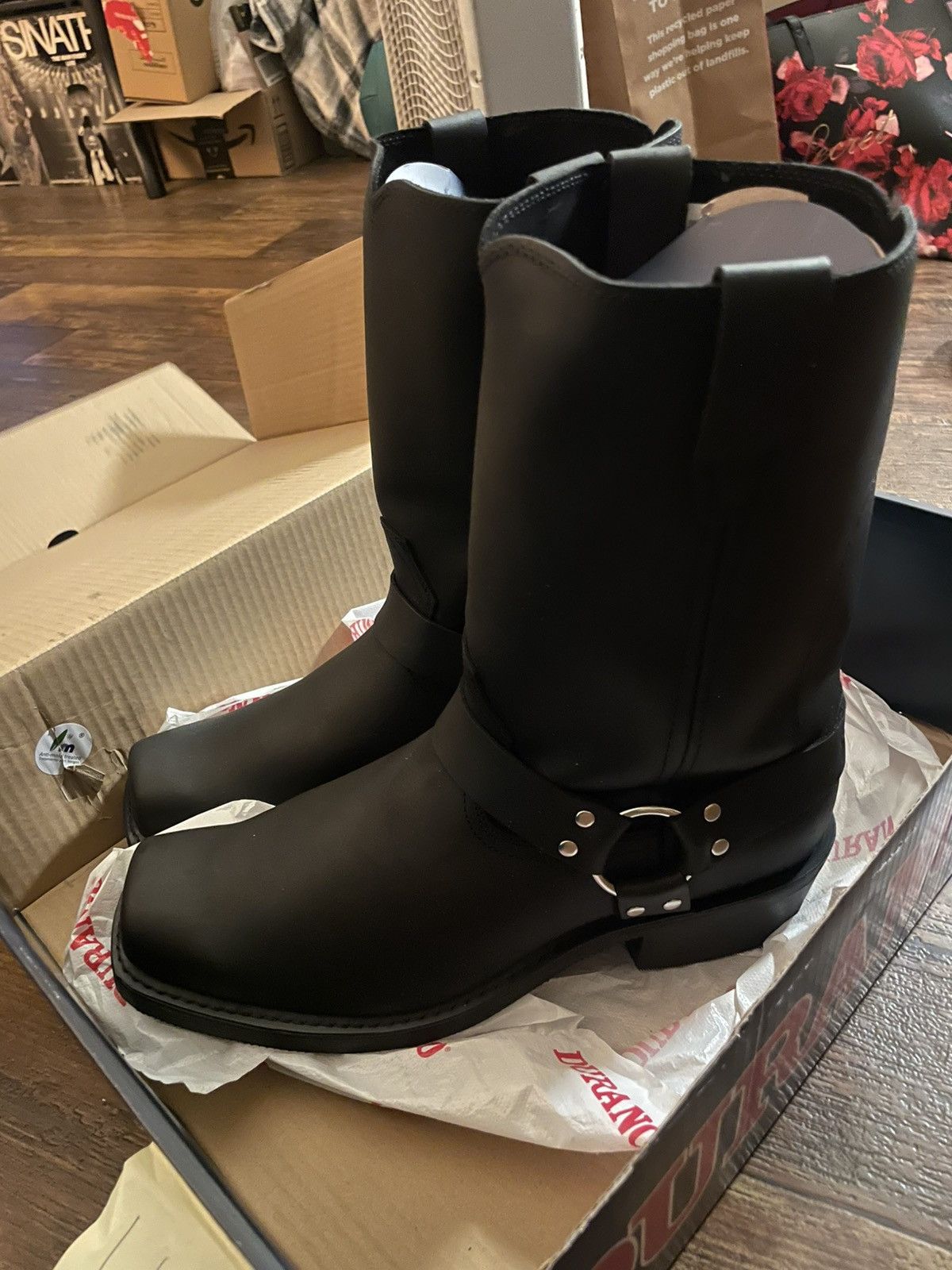 Durango Durango black cowboy boots Size US 13 / EU 46 - 2 Thumbnail