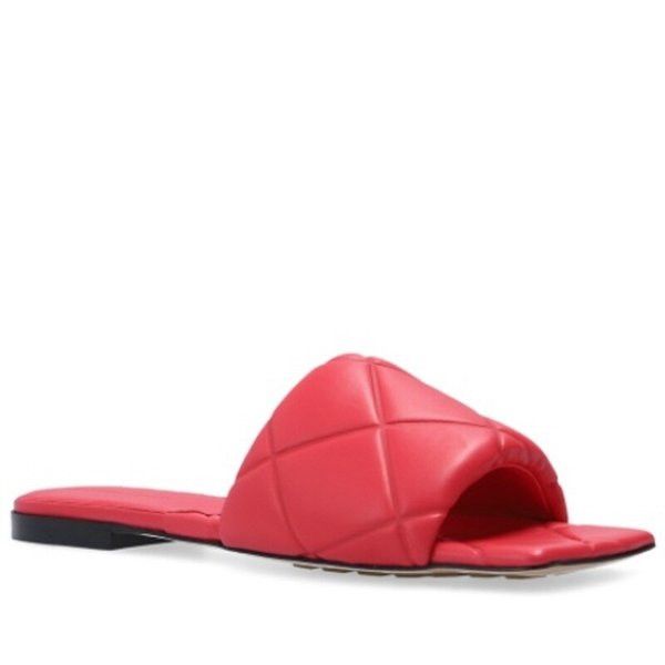 Bottega Veneta o1n1vont1124 Rubber Lido Flat Sandals in Pink Size US 6.5 / IT 36.5 - 2 Thumbnail