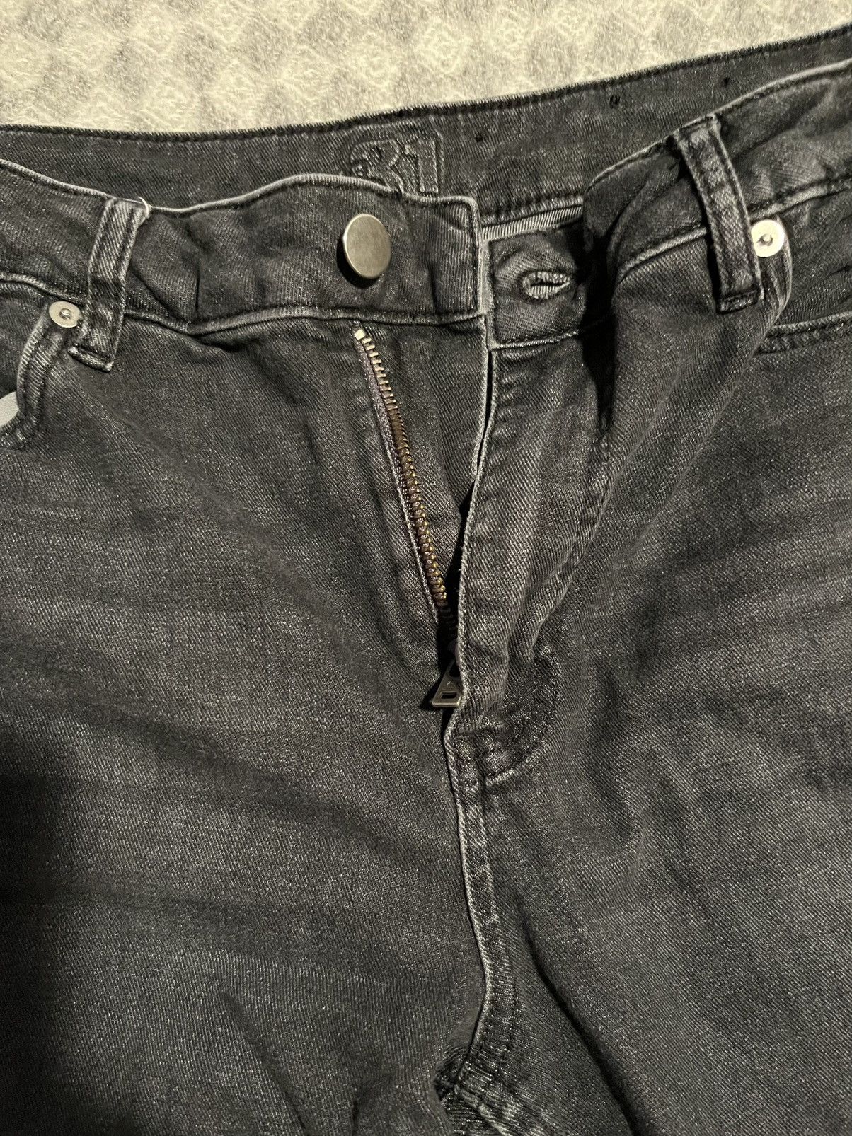 Le 31 Dark grey mens Le 31 jeans size 32 waist by 32 Size US 32 / EU 48 - 3 Thumbnail