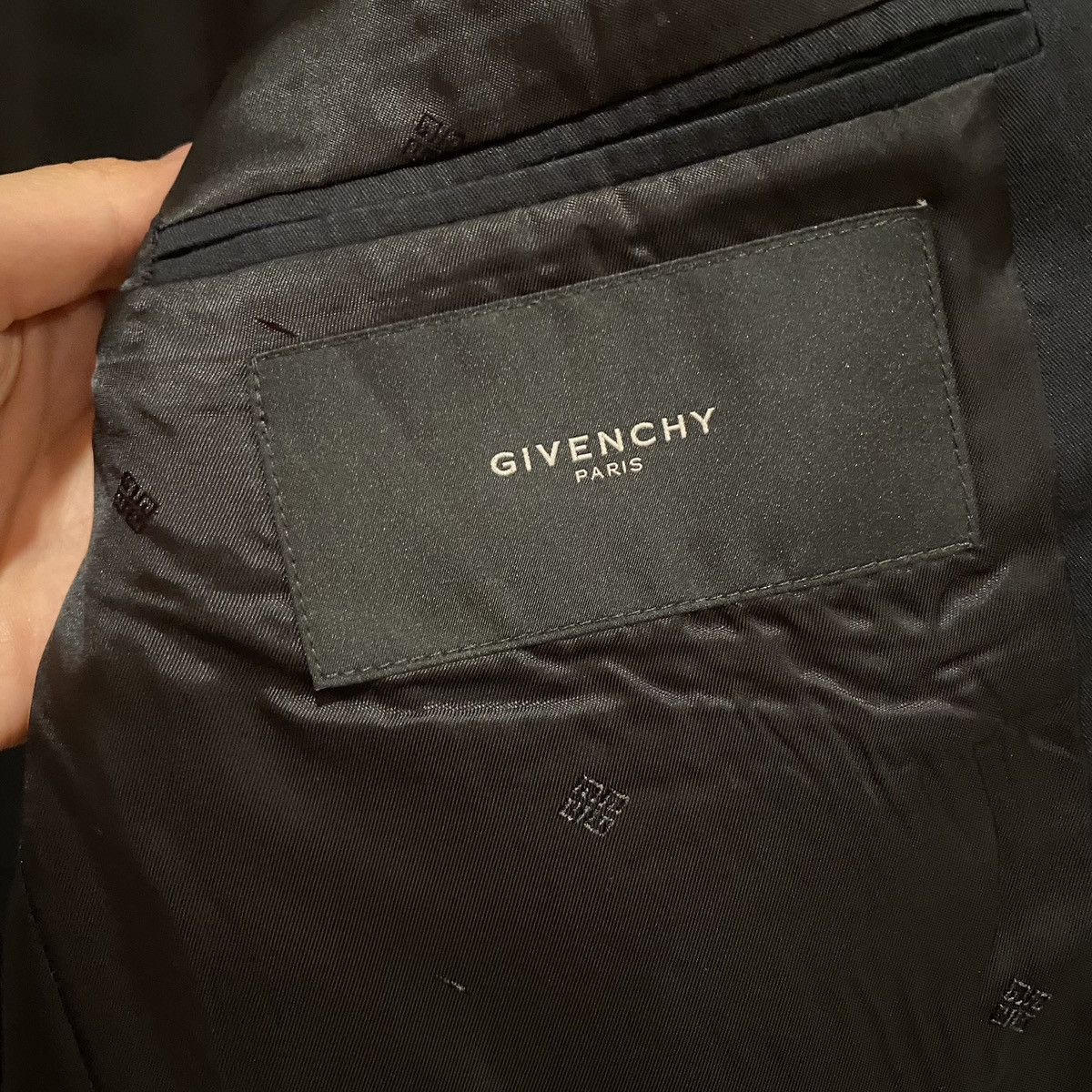 Givenchy Givenchy Paris Blazer Dark Blue Size 52L - 3 Thumbnail