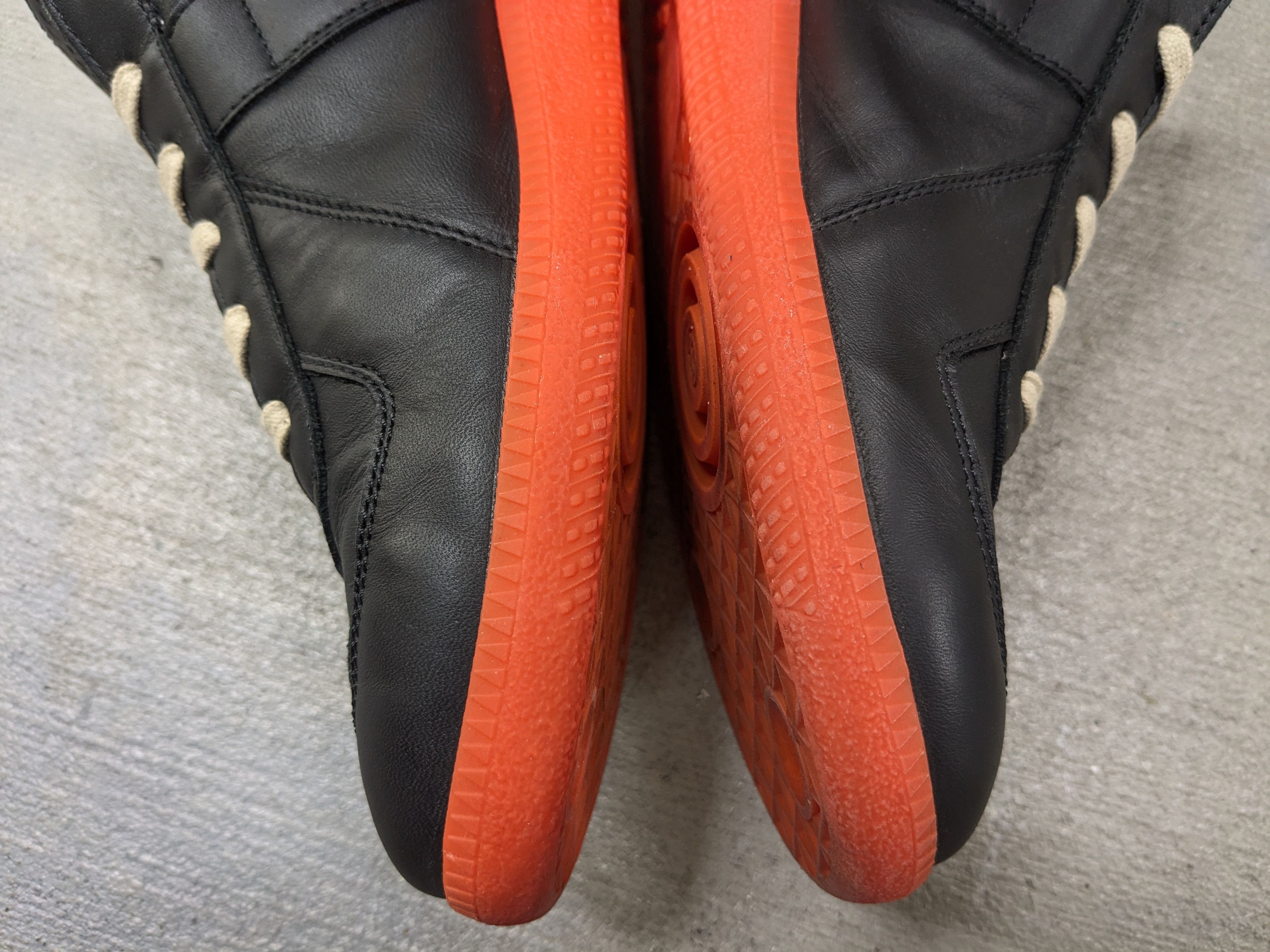 Maison Margiela Maison Margiela GAT Replica Black Orange 9 42 Leather Size US 9 / EU 42 - 13 Thumbnail