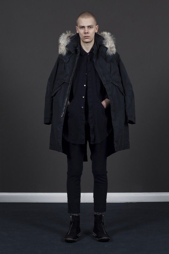 Undercover A/W 2011 Undercover “Antidevil Security” Fur Hooded Parka Size US M / EU 48-50 / 2 - 2 Thumbnail