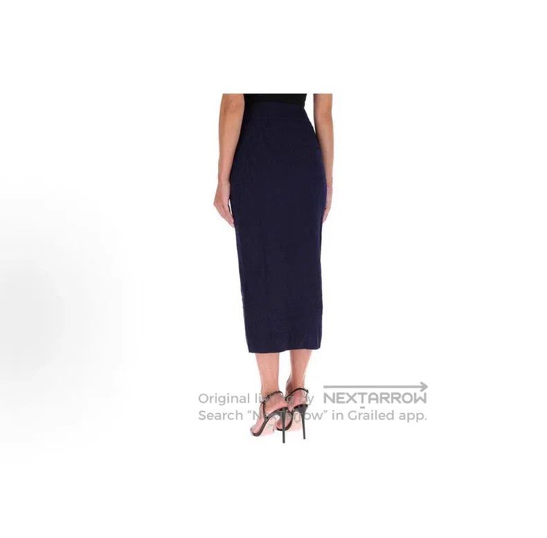 Fendi Fendi Printed Wrap Skirt, Blue Size 26" / US 2 / IT 38 - 4 Thumbnail