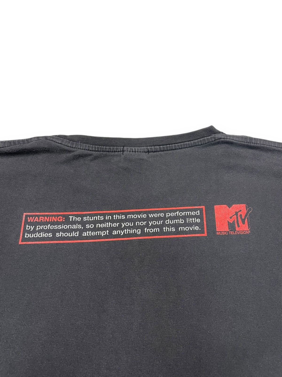 Mtv × Vintage VINTAGE JACKASS 2.5 UNCUT T SHIRT MOVIE MTV PROMO Y2K SKULL Size US XL / EU 56 / 4 - 4 Thumbnail