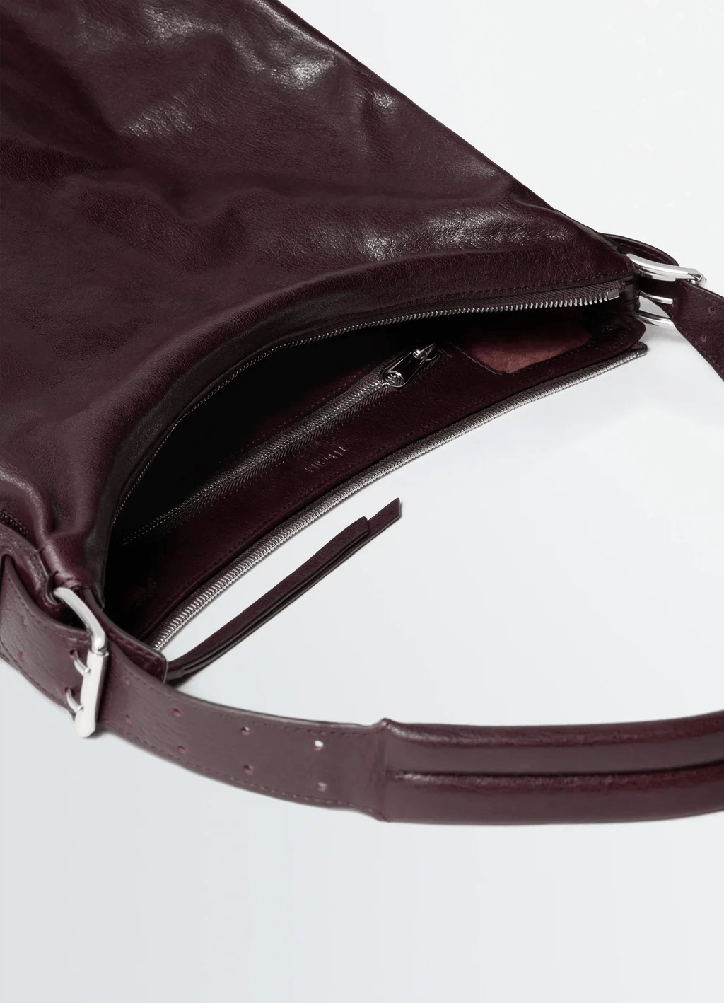 Lemaire BELTED HOBO BAG IN LEATHER Size ONE SIZE - 3 Thumbnail