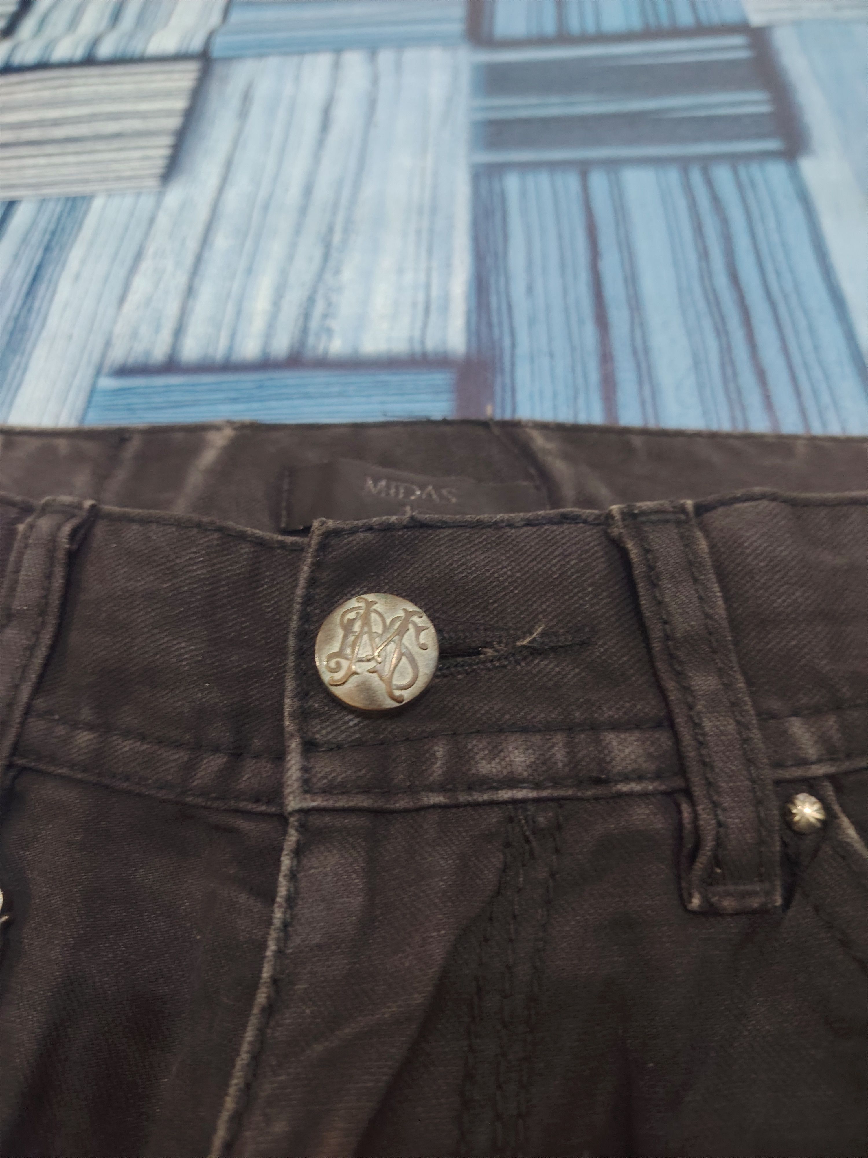 Japanese Brand Midas black pants Size US 29 - 6 Thumbnail