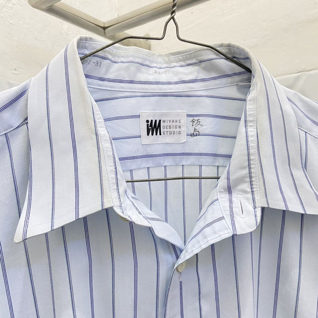 Issey Miyake Vintage Issey Miyake Striped Baggy Shirt Size US L / EU 52-54 / 3 - 7 Thumbnail