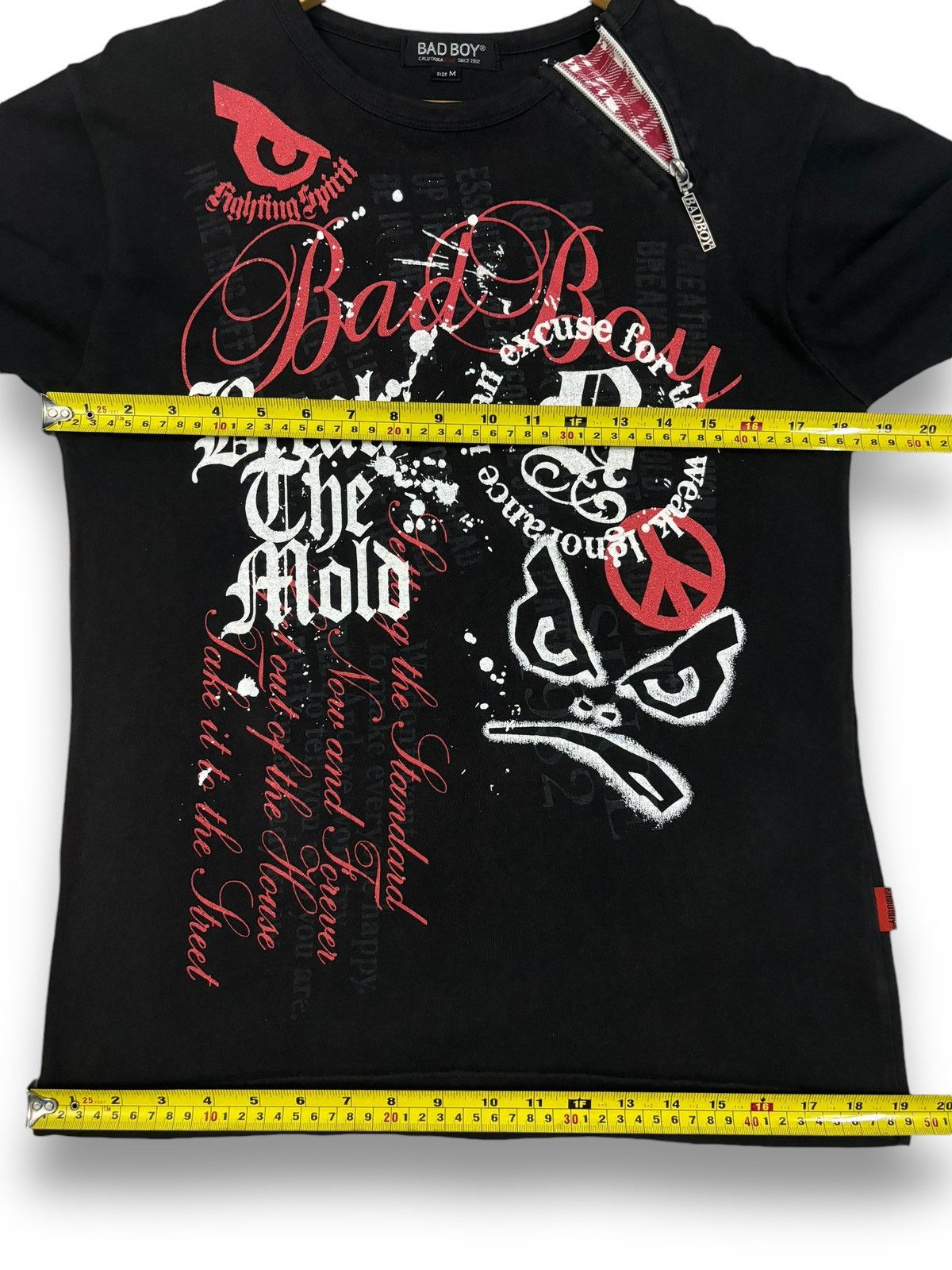 Le Grande Bleu (L.G.B.) Vintage Badboy Poem Printed Bondage Punk Style T-shirt Size US S / EU 44-46 / 1 - 15 Thumbnail