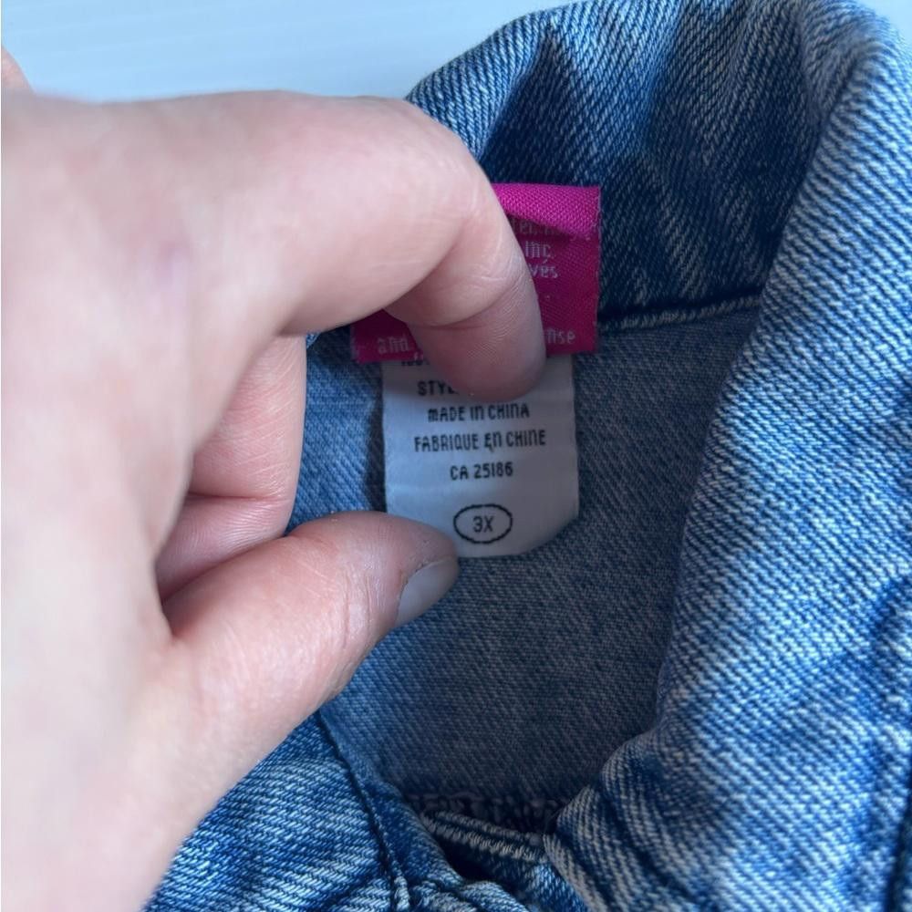 Designer Barbie Toddler Denim Jacket Size 3T Size US XXS / EU 40 - 6 Thumbnail