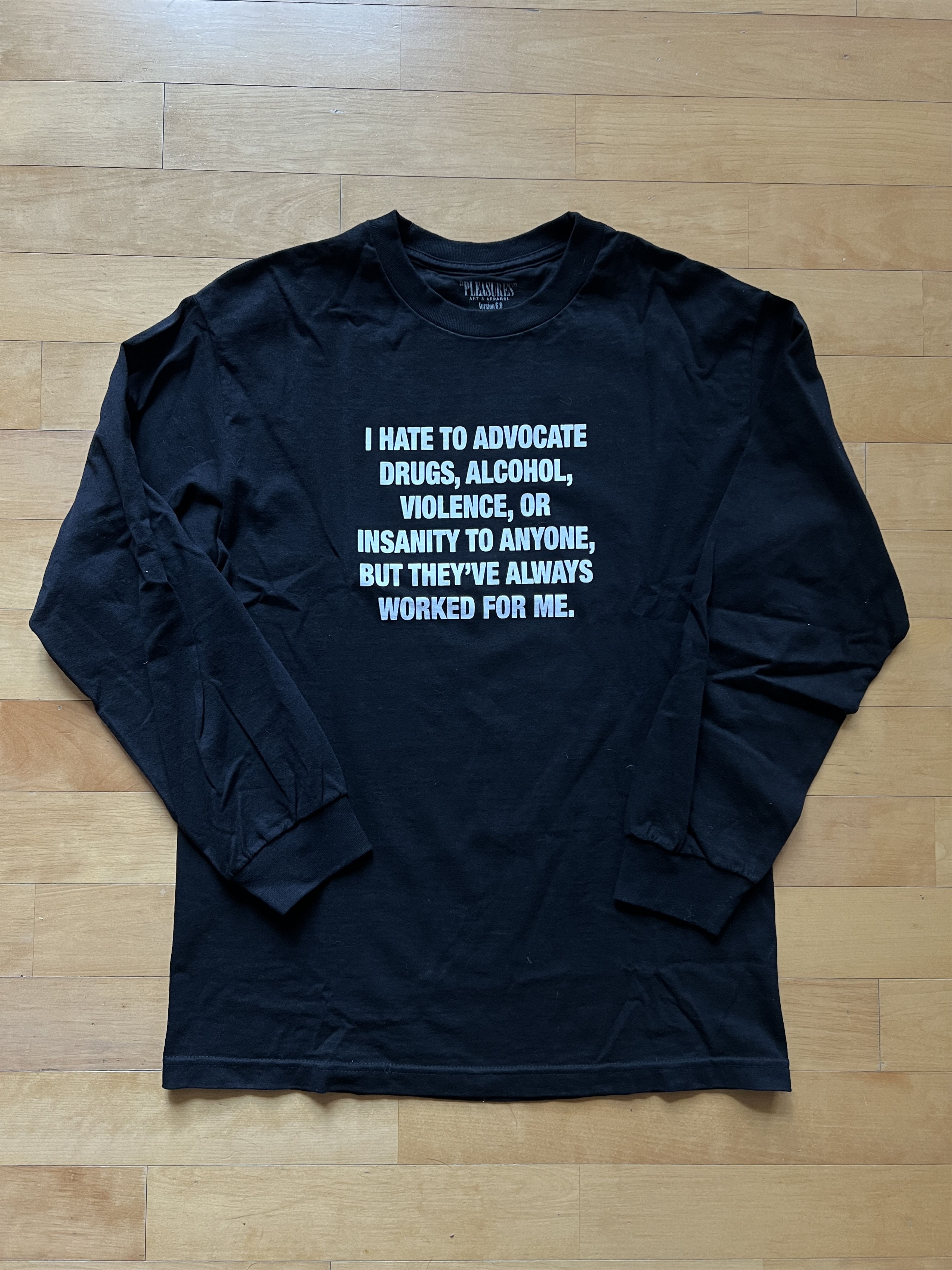 Vintage Vintage Nine Inch Nails too fucked to care LS Tee