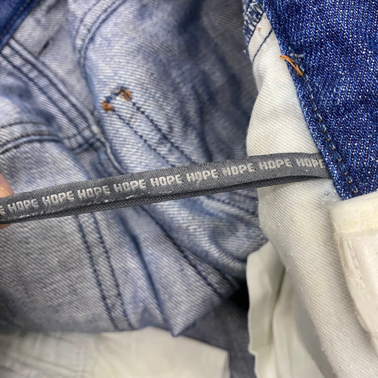Hope 💥Best Offer💥Vintage Hope Selvegde Distressed Denim Denim Size US 33 - 23 Thumbnail
