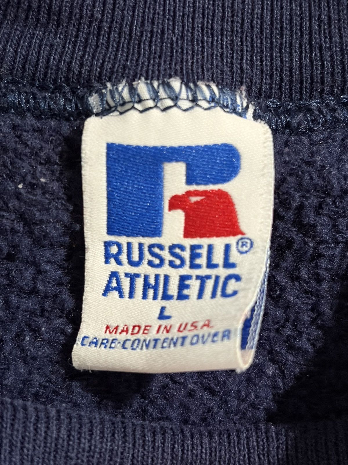 Russell Athletic Vintage Russell Athletic Sweatshirt Made USA Crewneck 90s Size US L / EU 52-54 / 3 - 8 Thumbnail