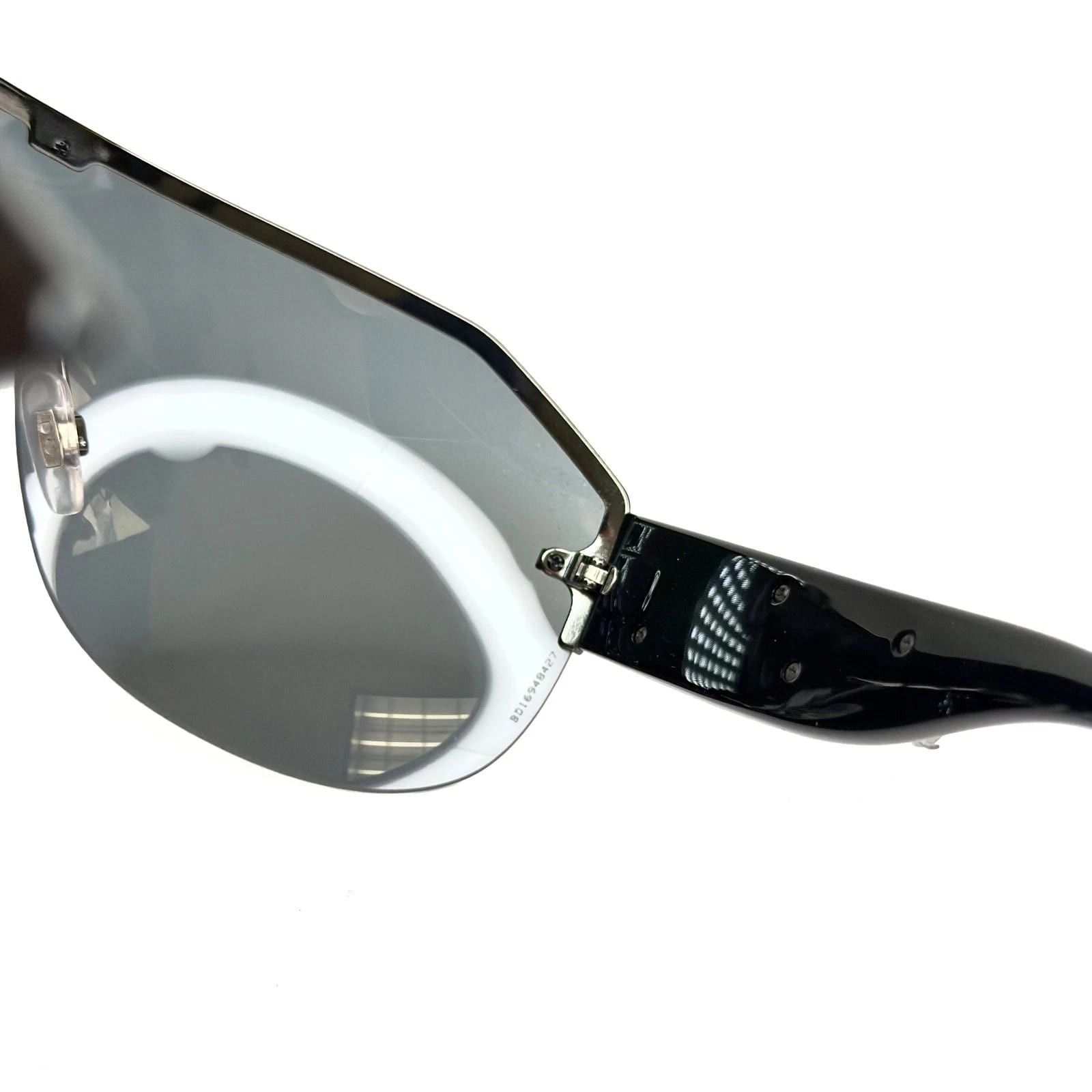 Dolce & Gabbana Dolce & Gabbana DG2150B 2150 Black Jewel Wrap Mask Mirrored Size ONE SIZE - 4 Thumbnail