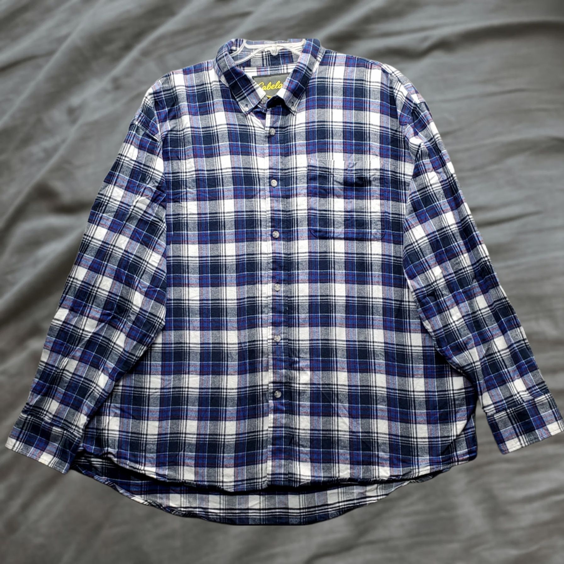 Vintage Cabela's Flannel Shirt Mens 3XL Multi Plaid Long Sleeve Button-Down Size US XXL / EU 58 / 5 - 1 Thumbnail