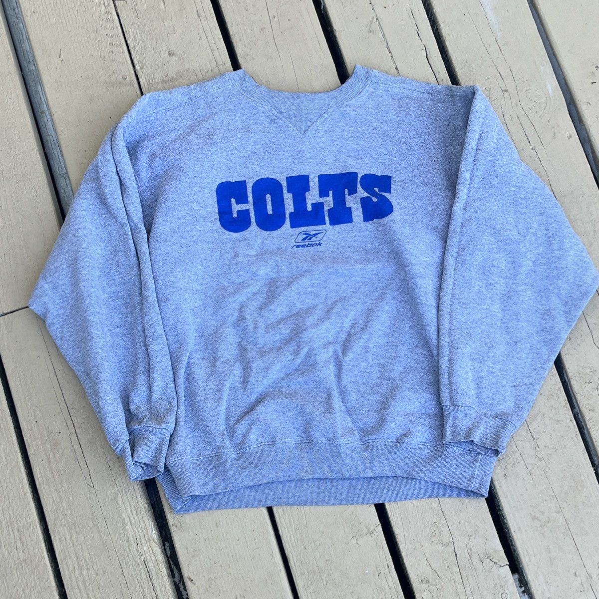 Reebok Reebok Indiana Colts Vintage Crewneck Sweatshirt Size US L / EU 52-54 / 3 - 1 Thumbnail