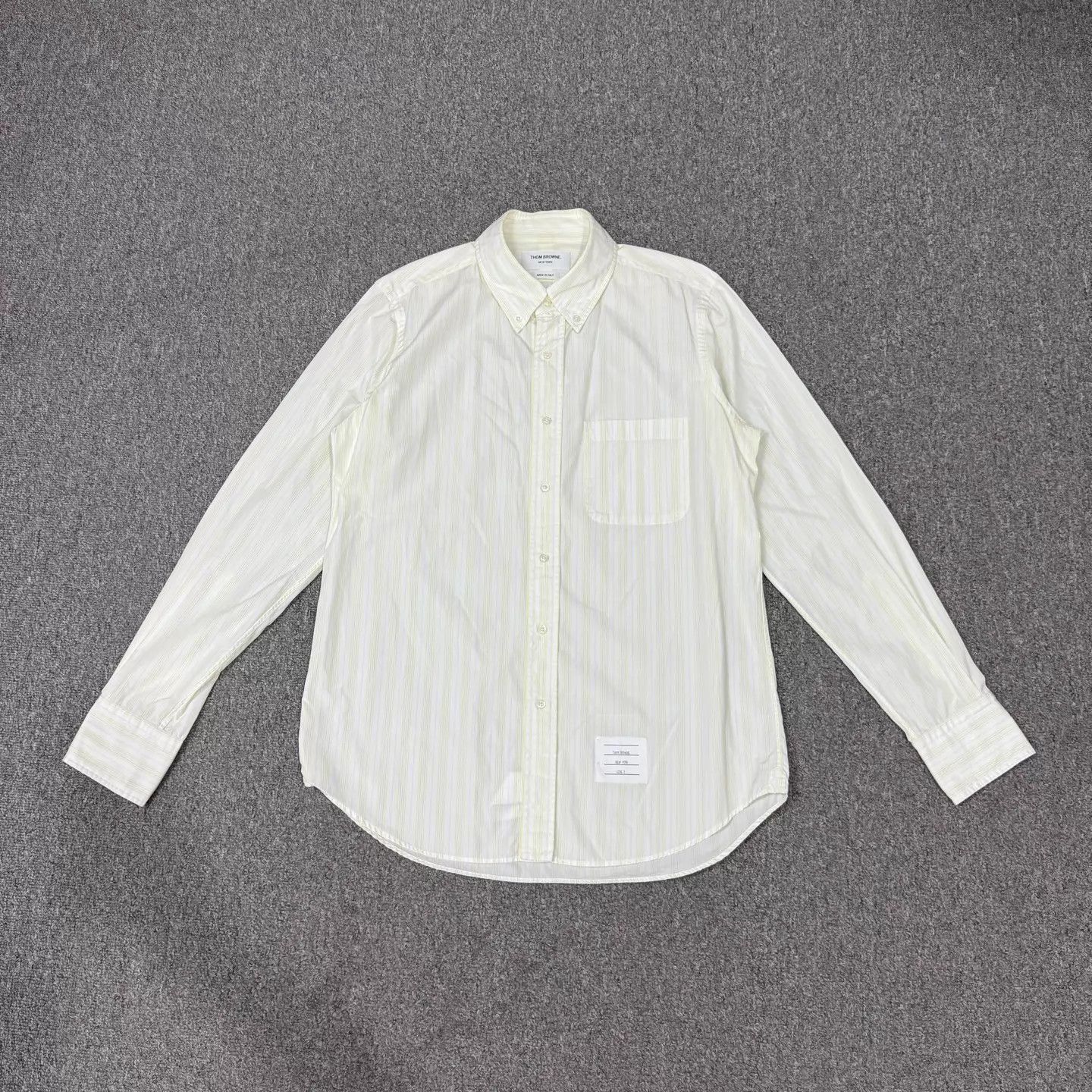 Thom Browne Thom Browne TB Striped LS Shirt Size 2 99 New Size US M / EU 48-50 / 2 - 1 Thumbnail