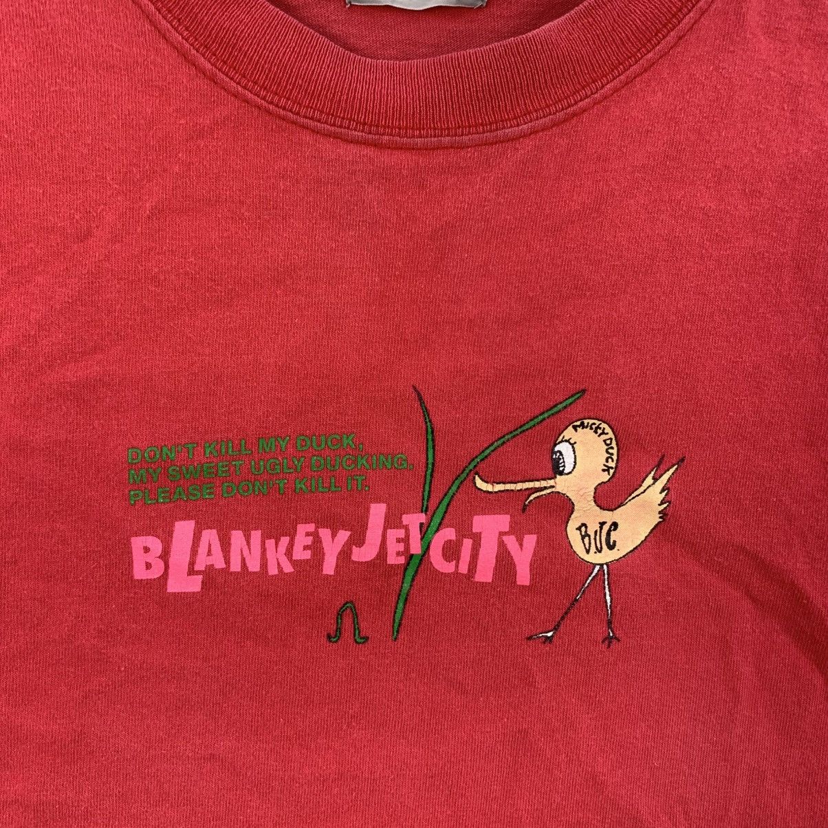 Japanese Brand Vintage 90 BLANKEY JET CITY Mickey Duck1993 JapanBand Tshirt Size US S / EU 44-46 / 1 - 5 Thumbnail