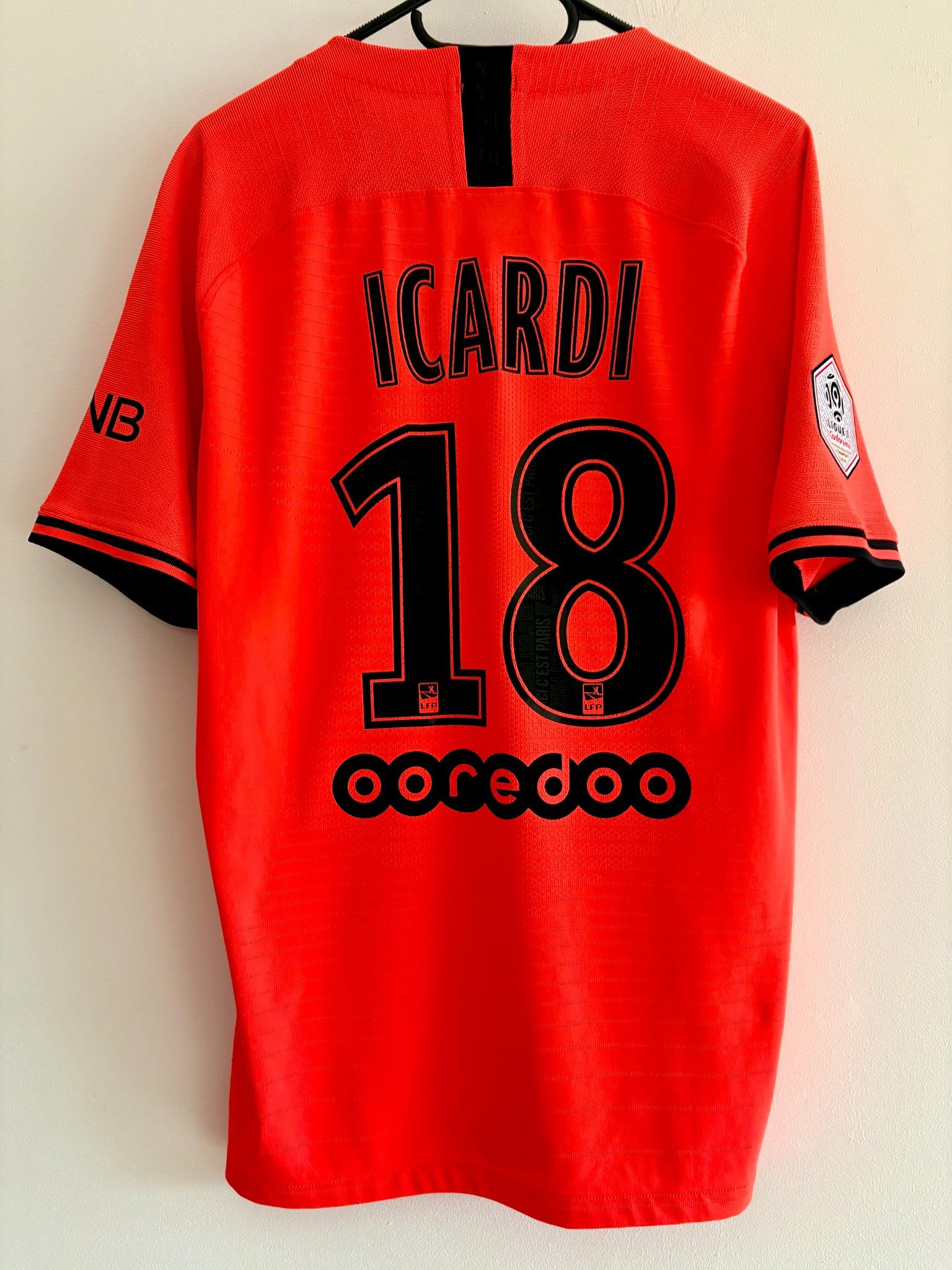 Jordan Brand PSG 2019/20 Away - Icardi 18 - Authentic Player Version Size US L / EU 52-54 / 3 - 1 Thumbnail