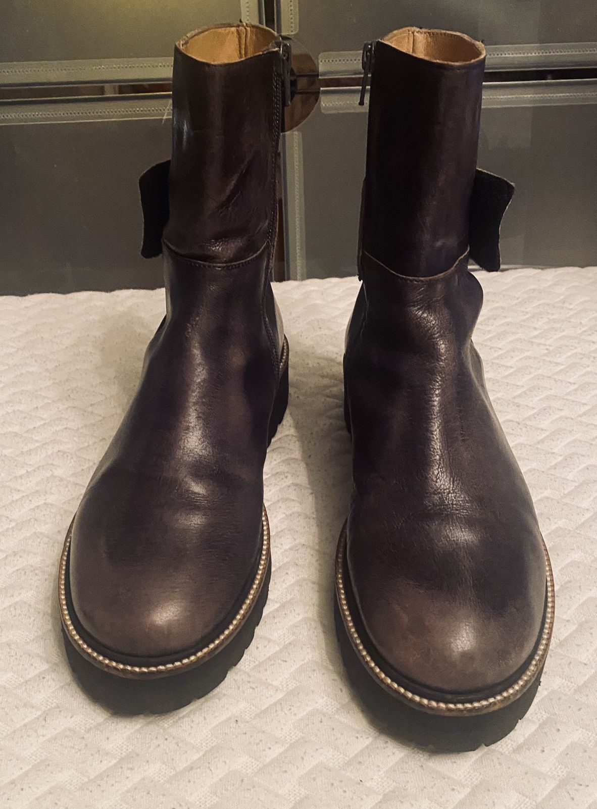 MM6 MM6 🇮🇹 MAISON MARTIN MARGIELA Microsole Combat Boot 38 Size US 8 / IT 38 - 7 Thumbnail