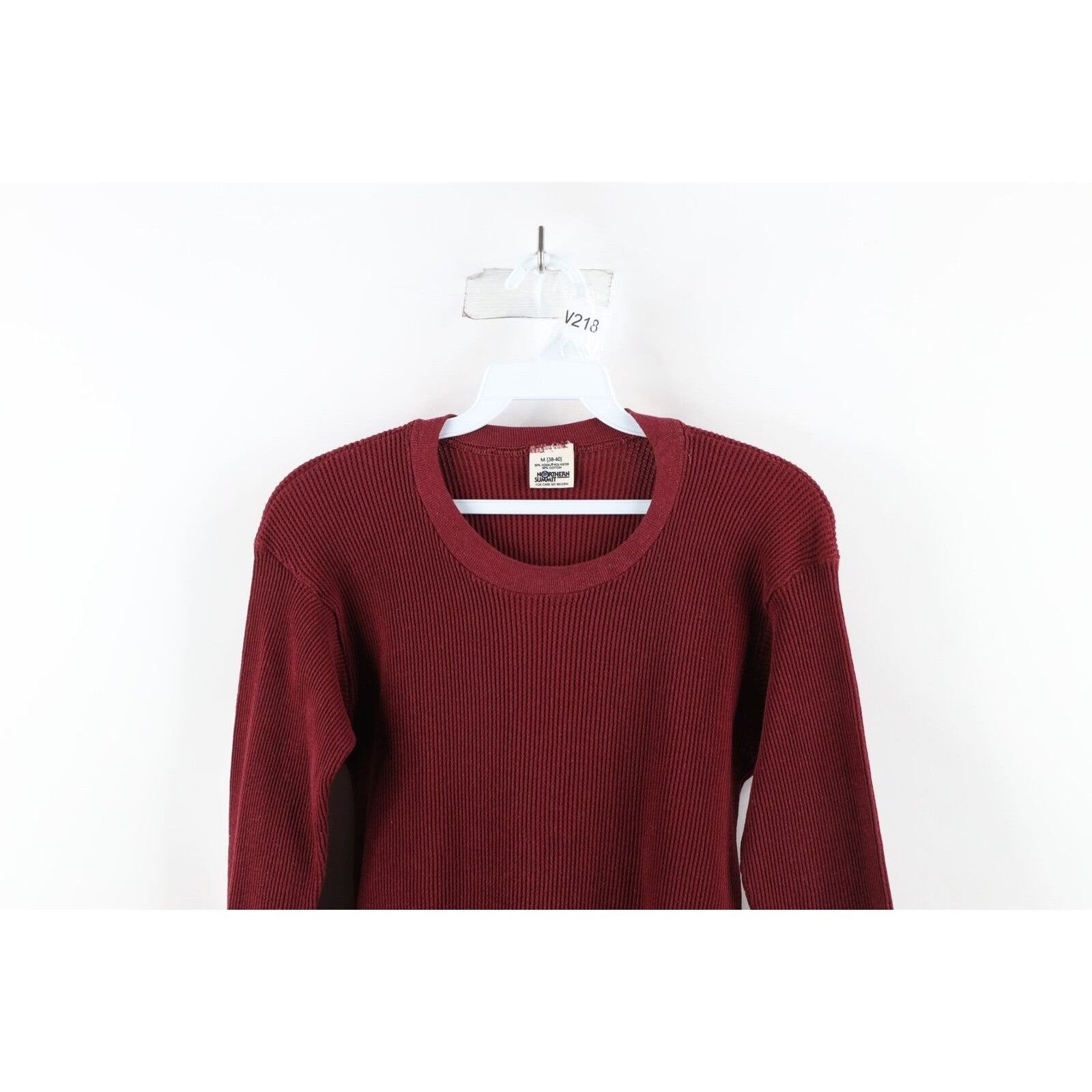 Vintage Vintage 70s Streetwear Faded Thermal Waffle Knit T-Shirt Size US M / EU 48-50 / 2 - 2 Thumbnail