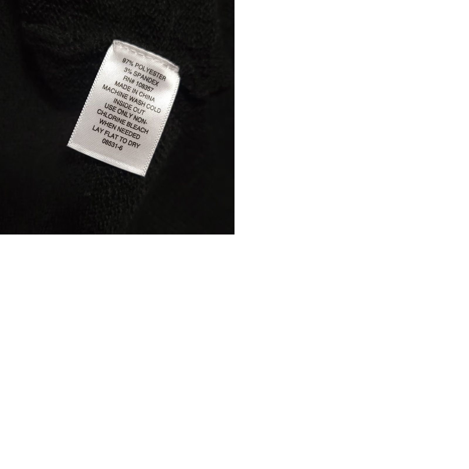 Apt. 9 Apt 9 Tunic Sweater V Neck Long Sleeve Women's 2XL Black Super Soft Stretch Knit Size XXL / US 16-18 / IT 52-54 - 9 Thumbnail