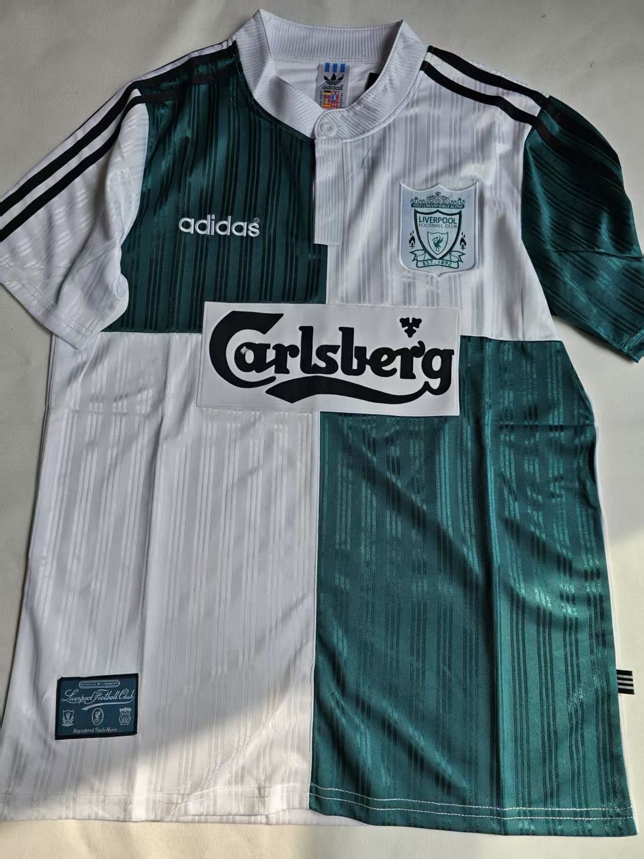 Other 1995 96 Vintage Liverpool Soccer Jersey Size US XL / EU 56 / 4 - 1 Thumbnail
