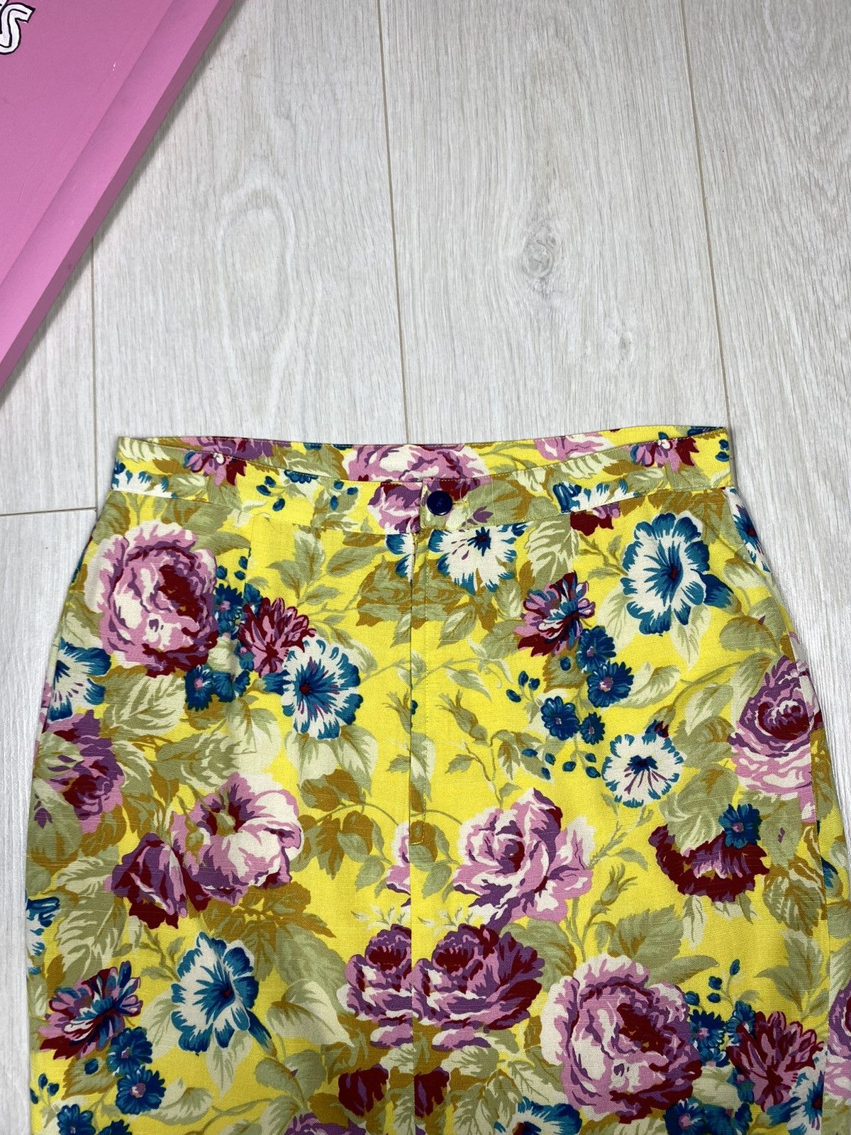 Kenzo × Vintage Kenzo Jungle Gonna 80s Skirt Size 28" / US 6 / IT 42 - 10 Thumbnail
