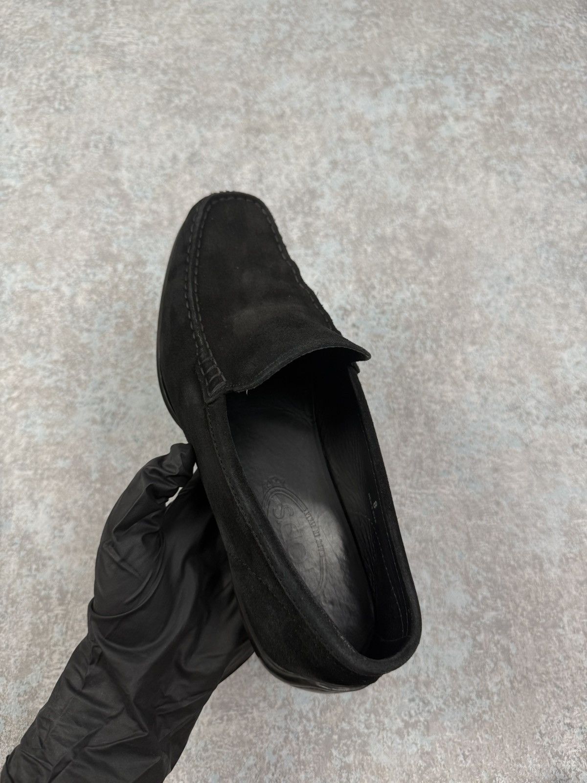 Designer × Tod's Tod's Men's Black Slip On Suede Moccasins Loafers Size 8 Size US 8 / EU 41 - 7 Thumbnail