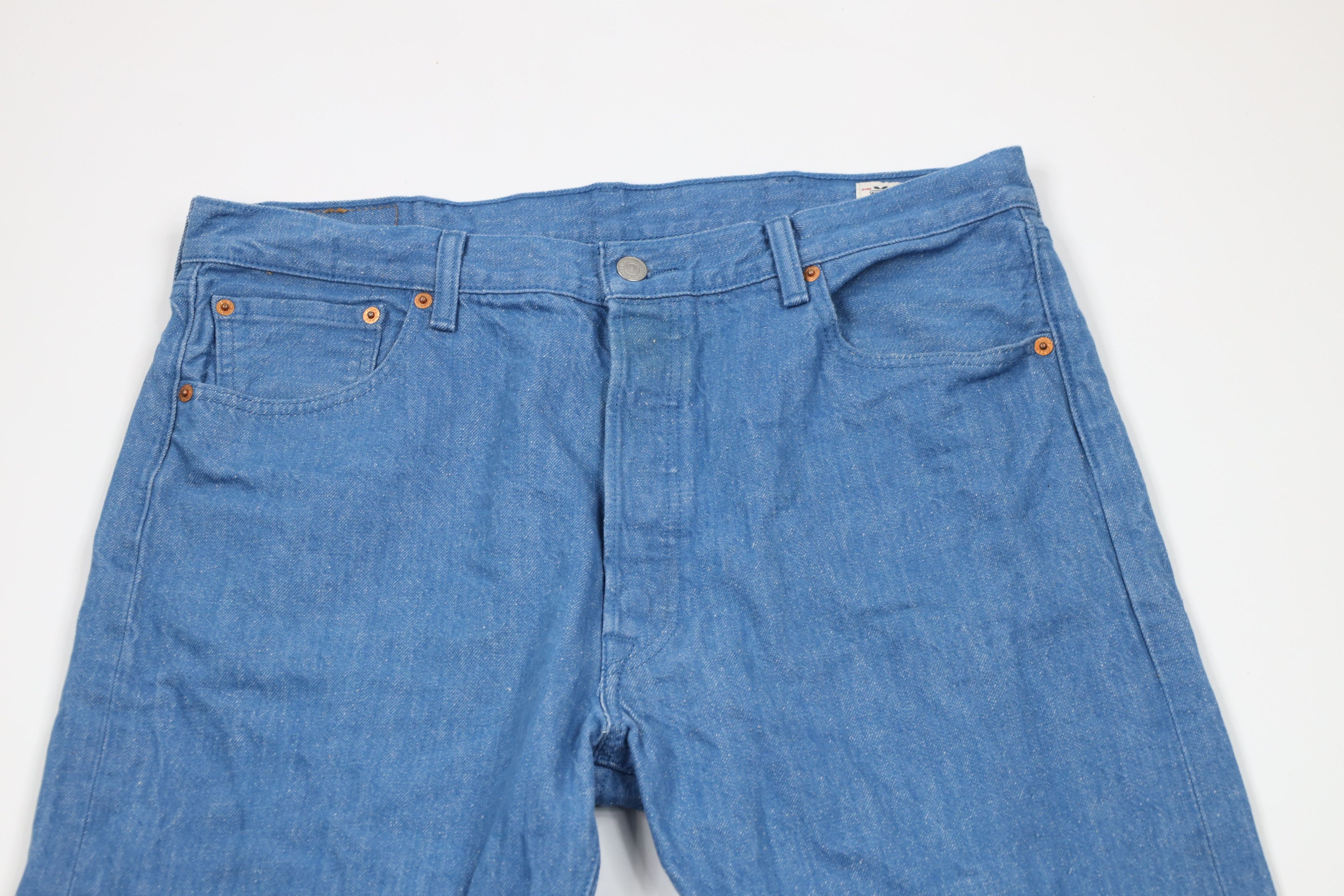 Levi's × Vintage Vintage Y2K Levis 501xx White Oak Cone Denim Original Jeans Size US 36 / EU 52 - 2 Thumbnail