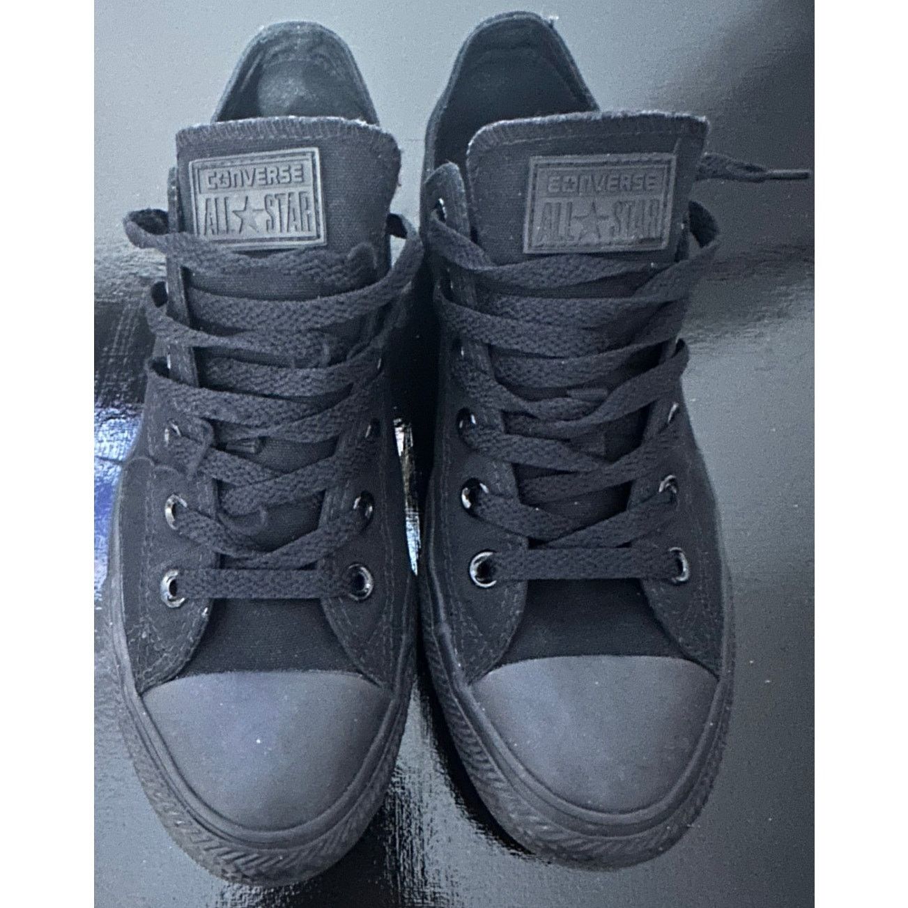 Converse Converse All Star wmn 10/men 8 EXCELLENT preowned Mono BLACK Size US 10 / IT 40 - 1 Thumbnail